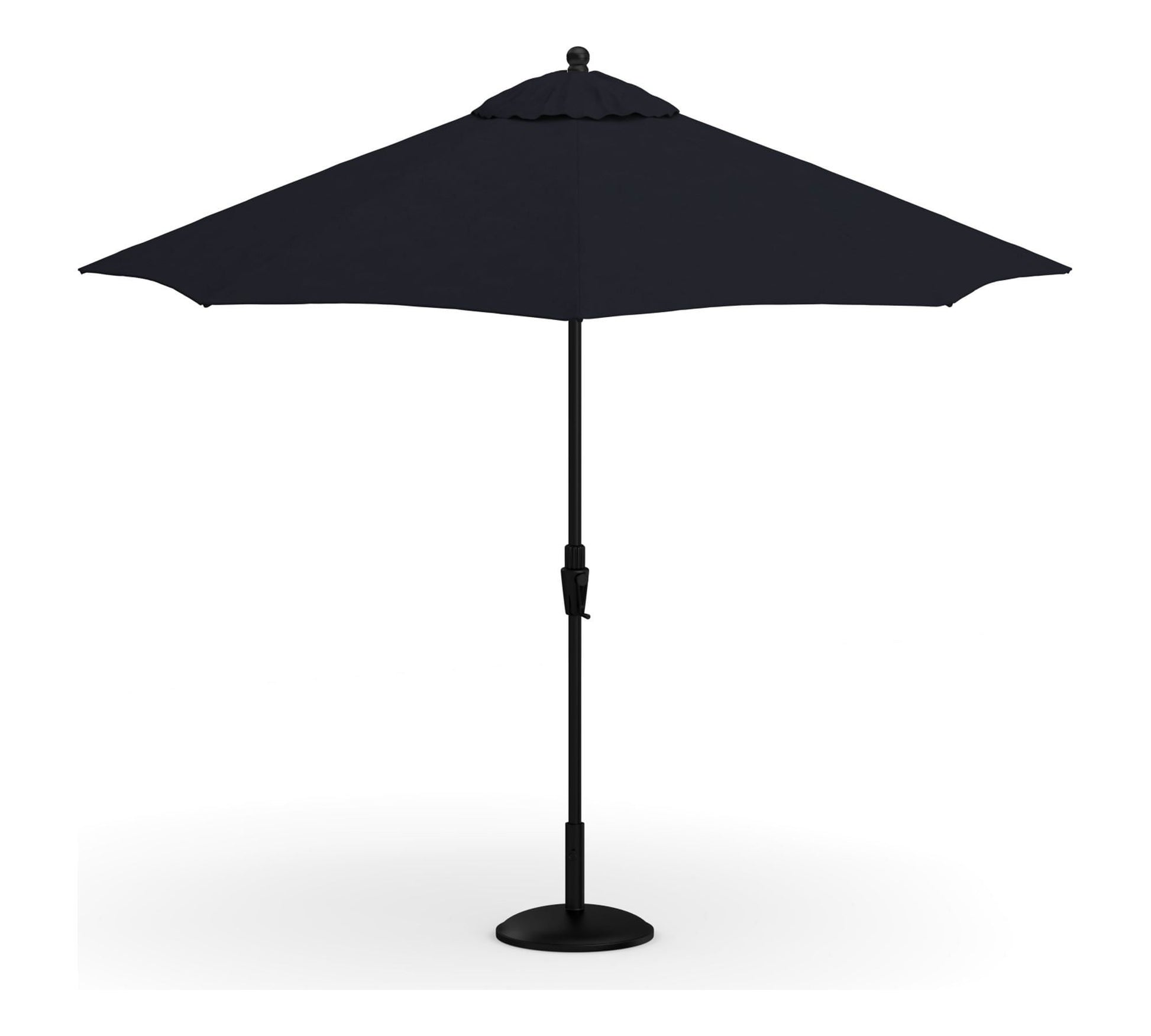 9' Round Outdoor Patio Umbrella – Rustproof Aluminum Tilt Frame