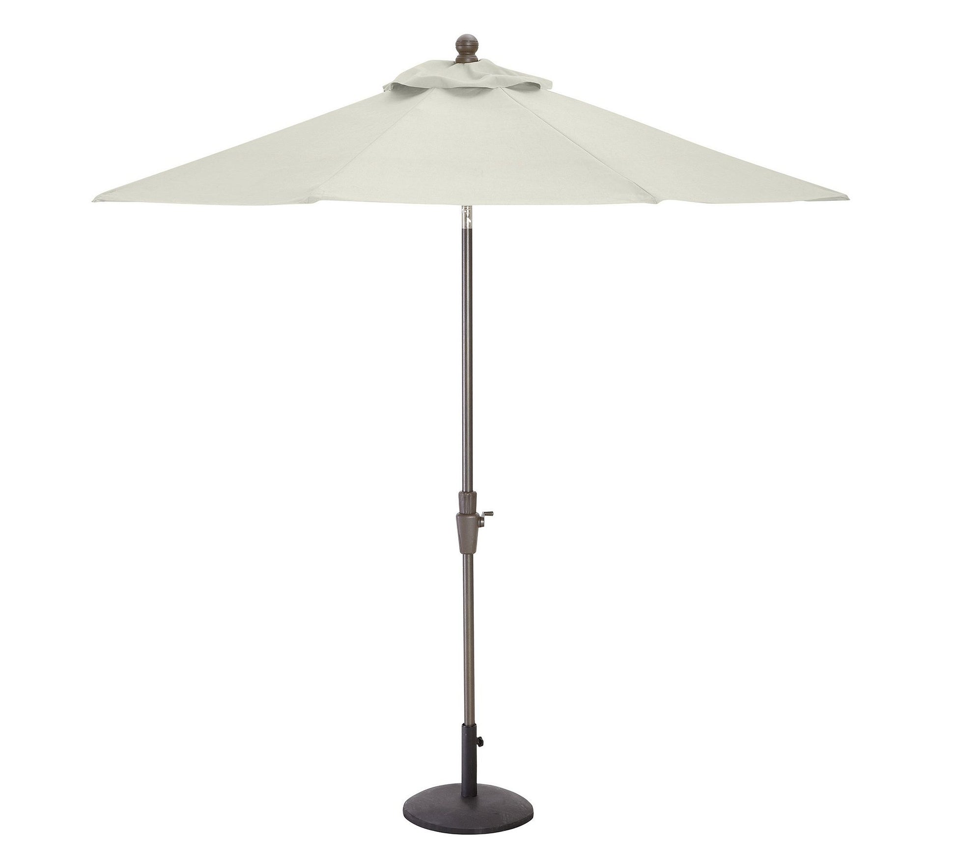 9' Round Outdoor Patio Umbrella – Rustproof Aluminum Tilt Frame