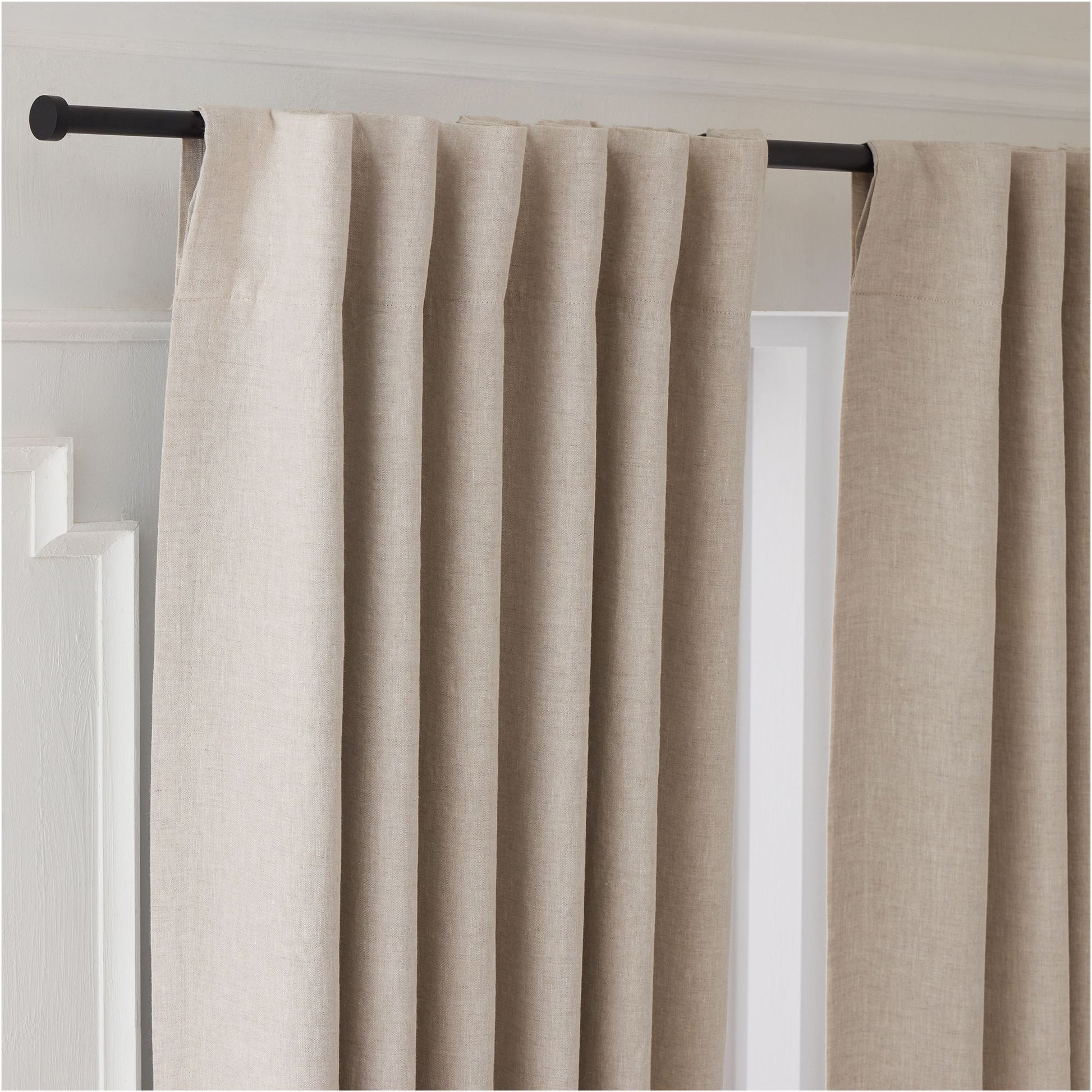 European Flax Linen Blackout Curtain