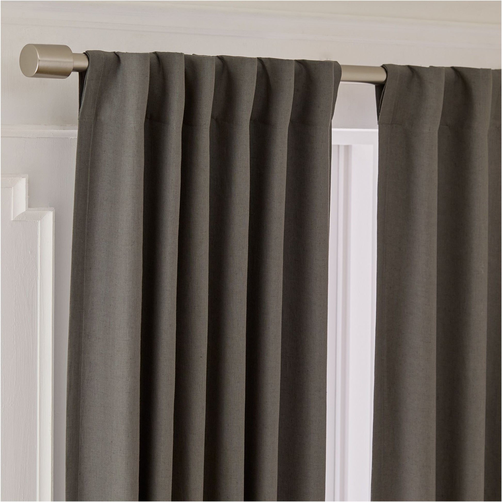 European Flax Linen Blackout Curtain