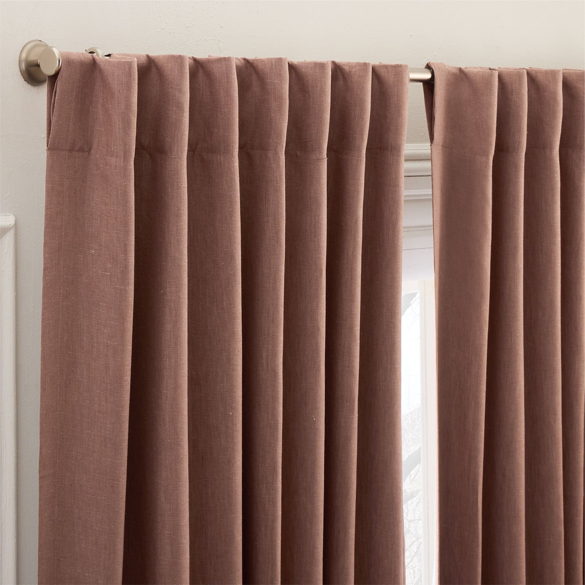 European Flax Linen Blackout Curtain