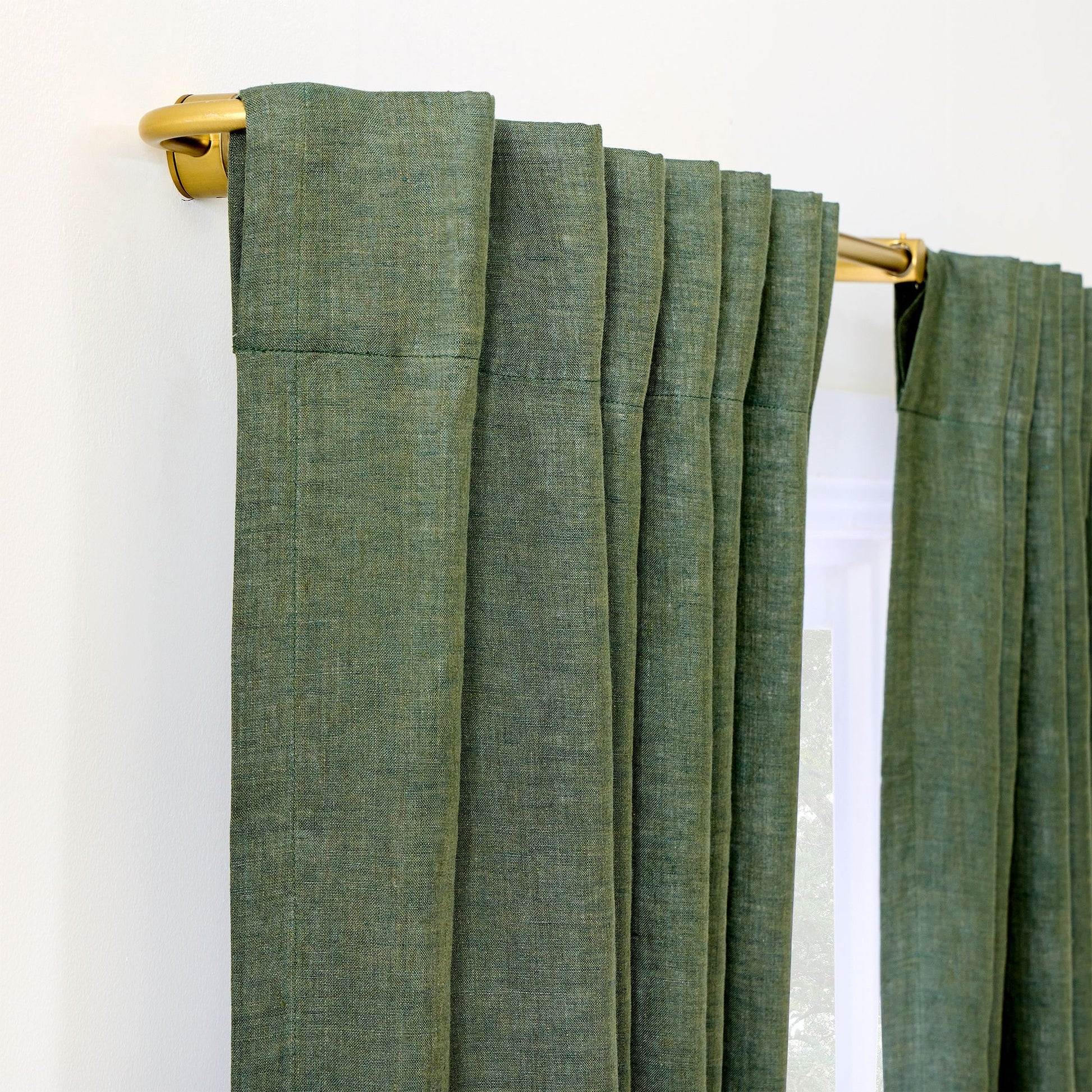European Flax Linen Blackout Curtain