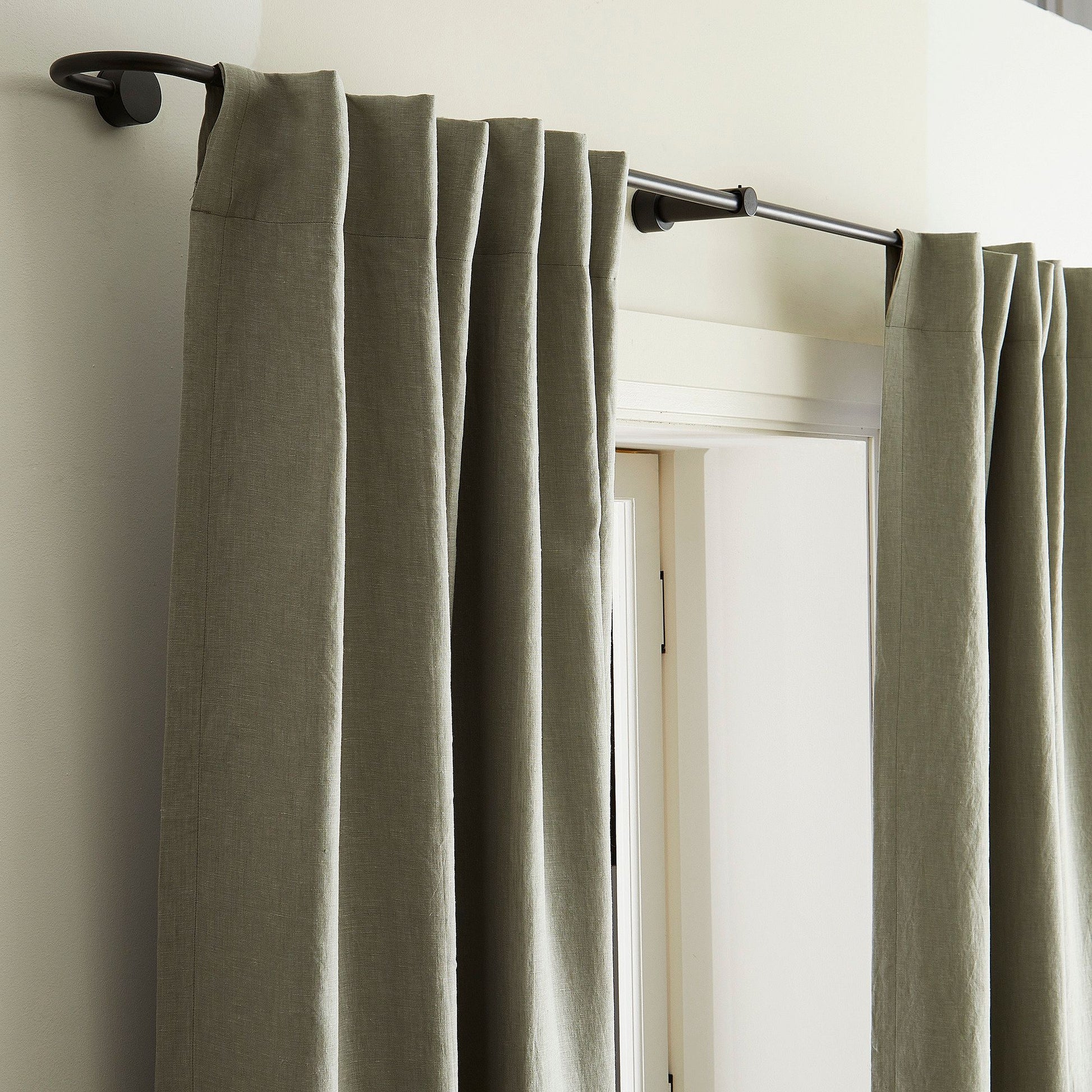 European Flax Linen Blackout Curtain