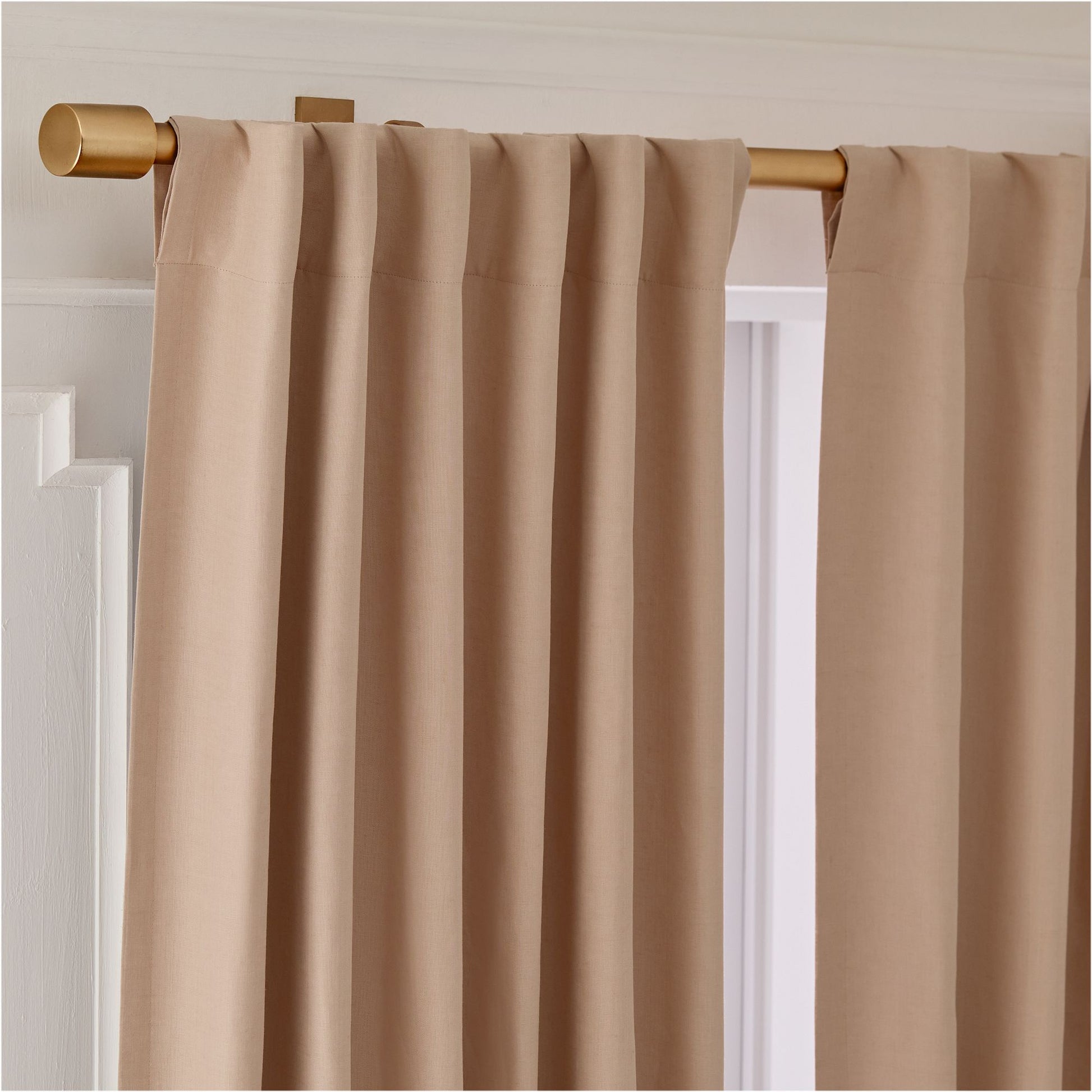 European Flax Linen Blackout Curtain