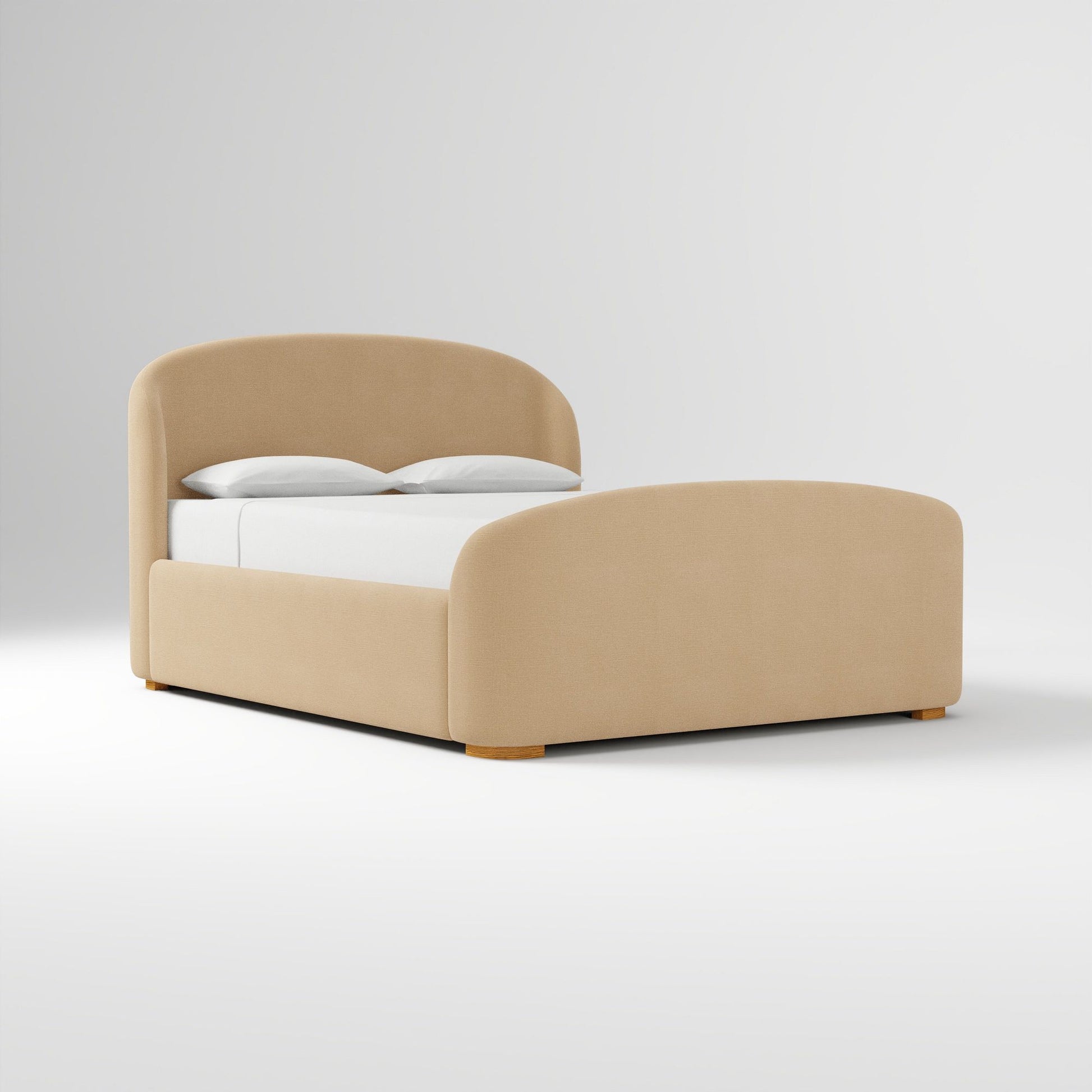 Pierce & Ward Upholstered Sleigh Bed