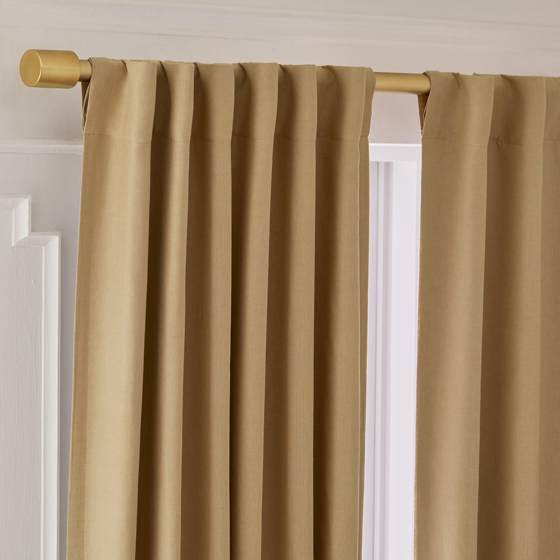 European Flax Linen Blackout Curtain
