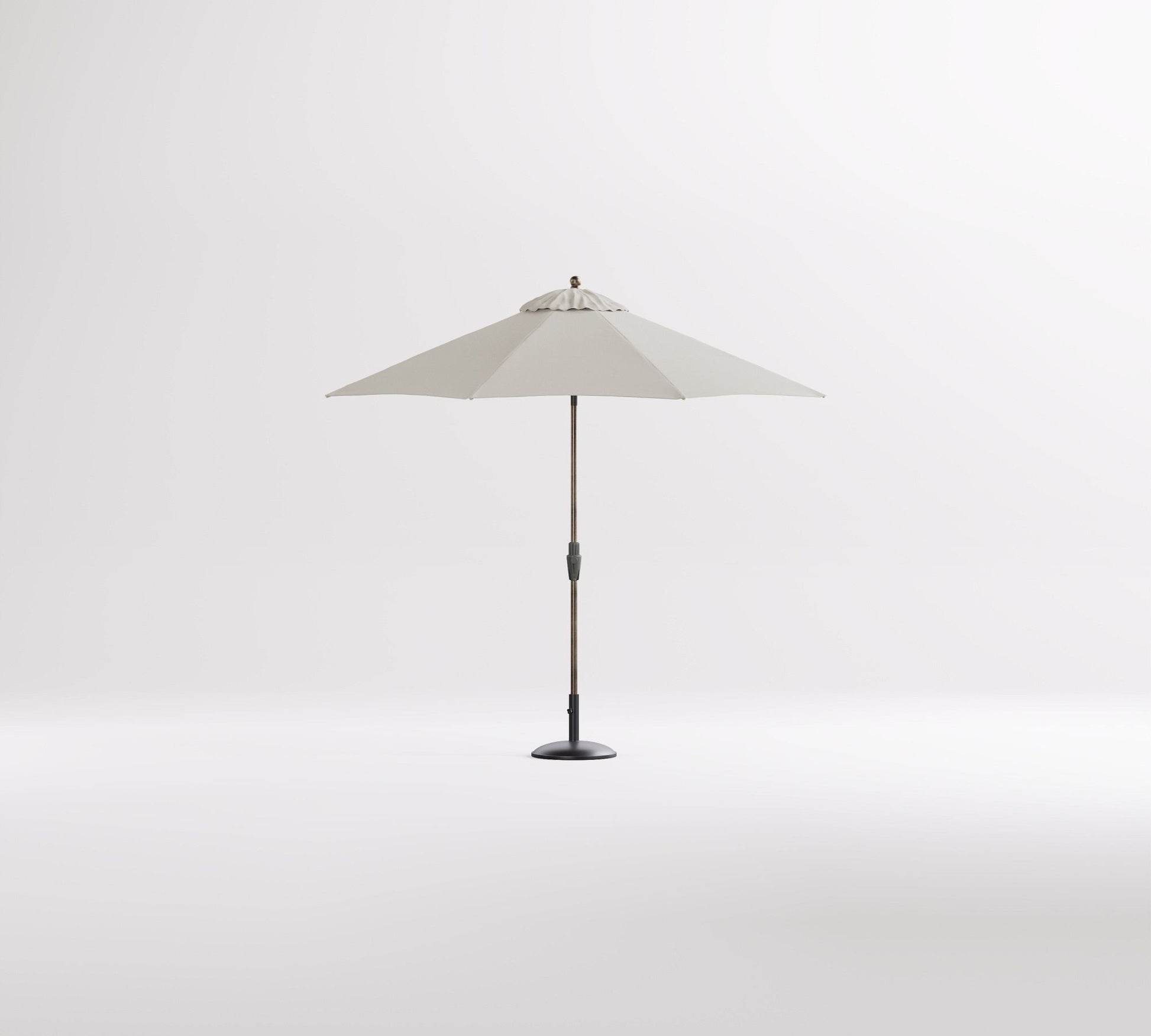 9' Round Outdoor Patio Umbrella – Rustproof Aluminum Tilt Frame