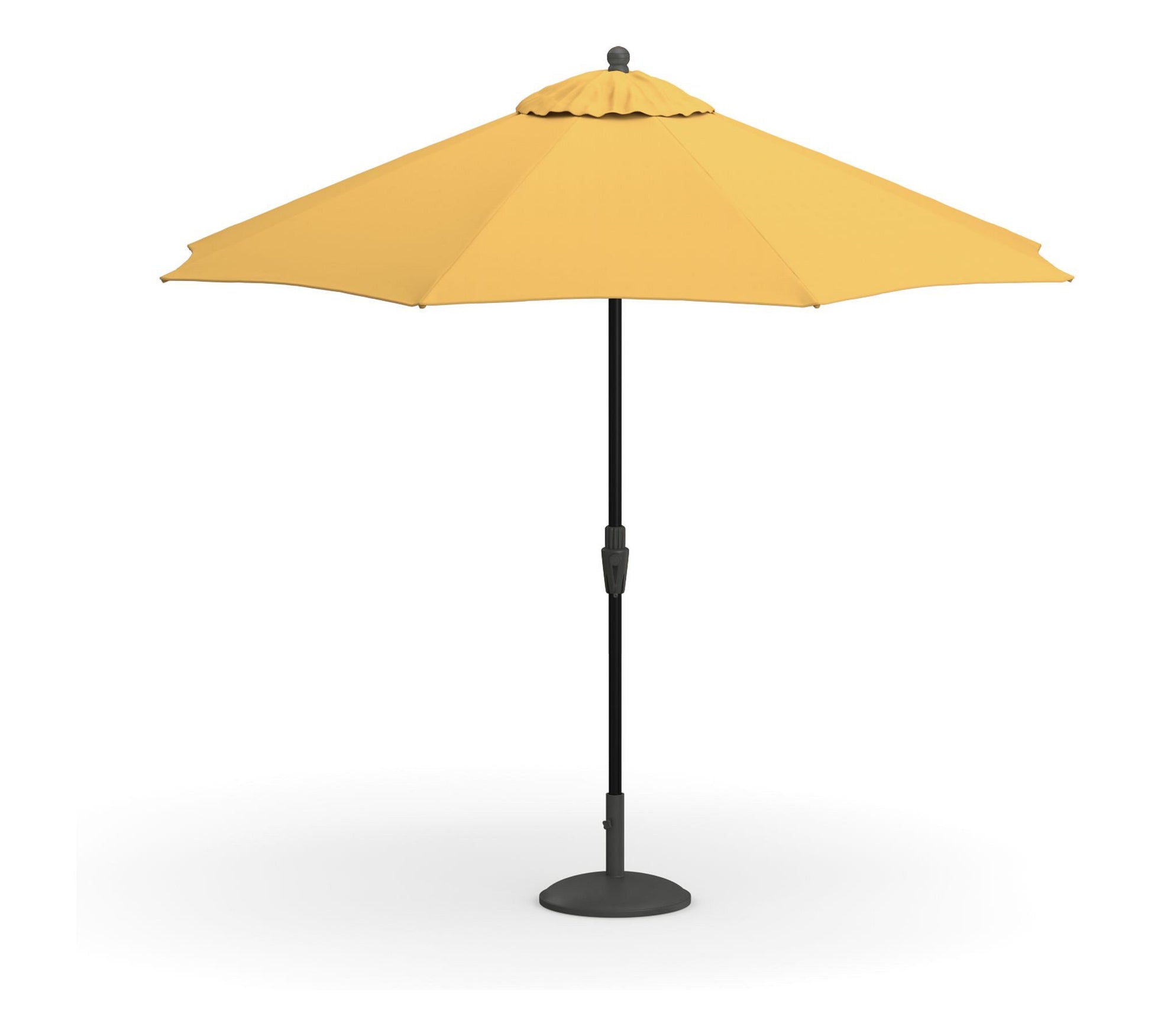 9' Round Outdoor Patio Umbrella – Rustproof Aluminum Tilt Frame