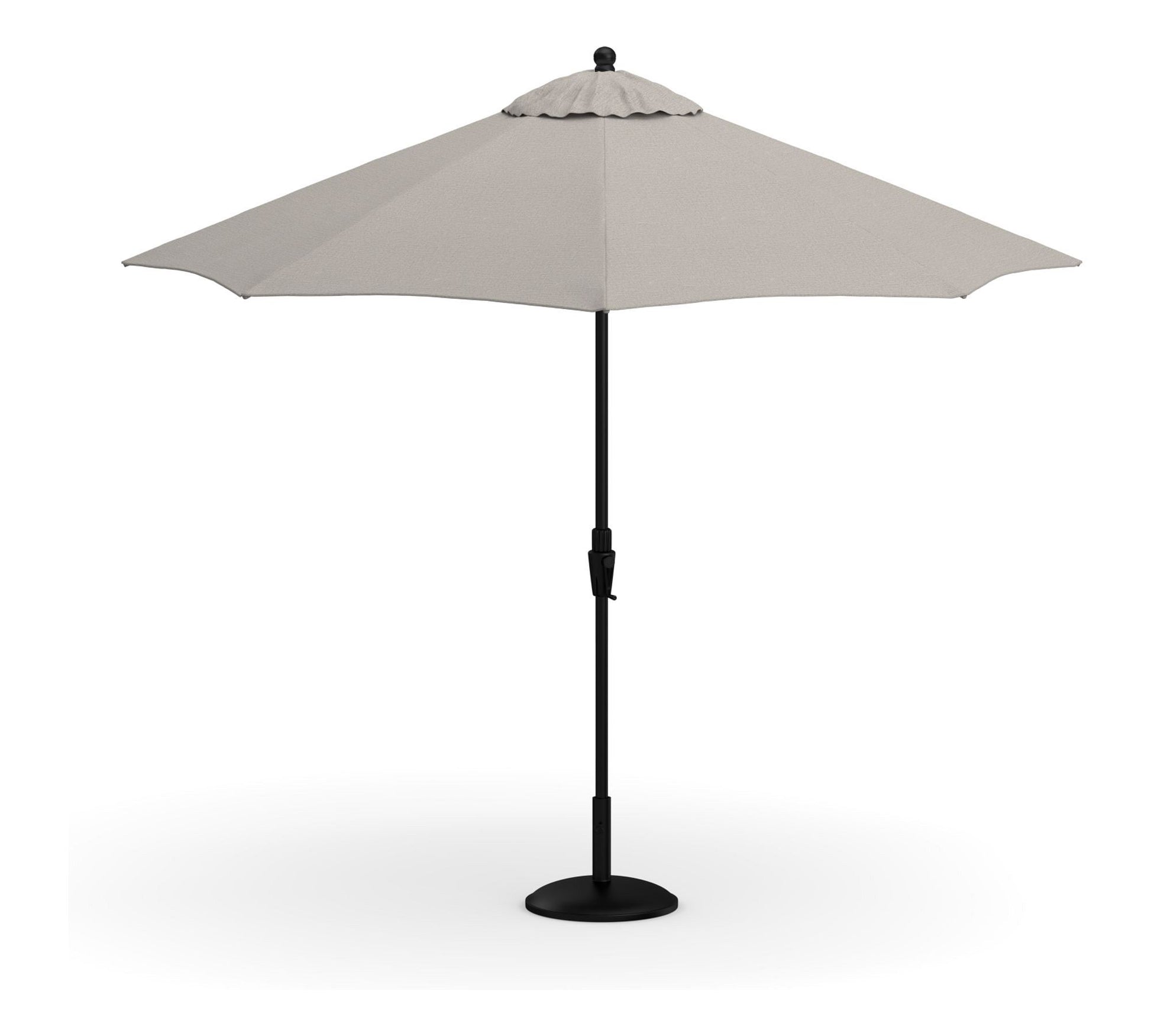 9' Round Outdoor Patio Umbrella – Rustproof Aluminum Tilt Frame