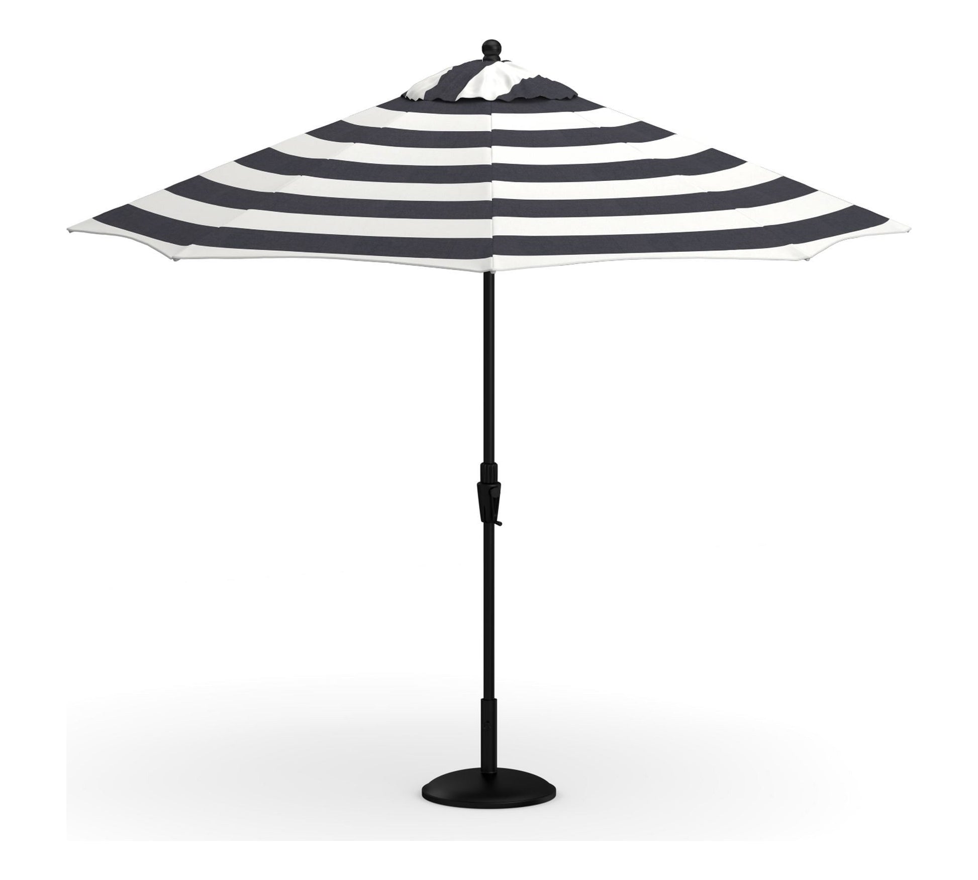 9' Round Outdoor Patio Umbrella – Rustproof Aluminum Tilt Frame