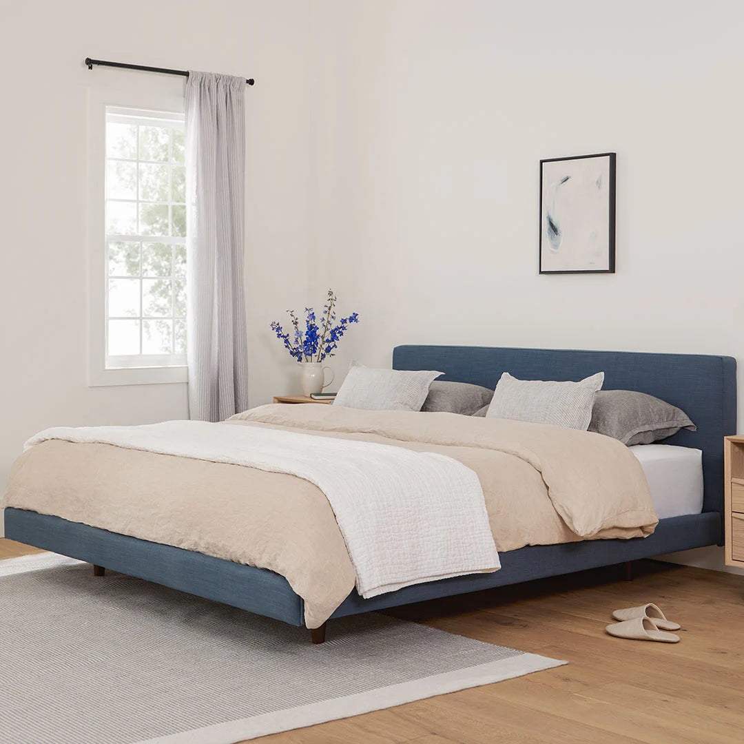 Tessu Low Profile Upholstered Bed
