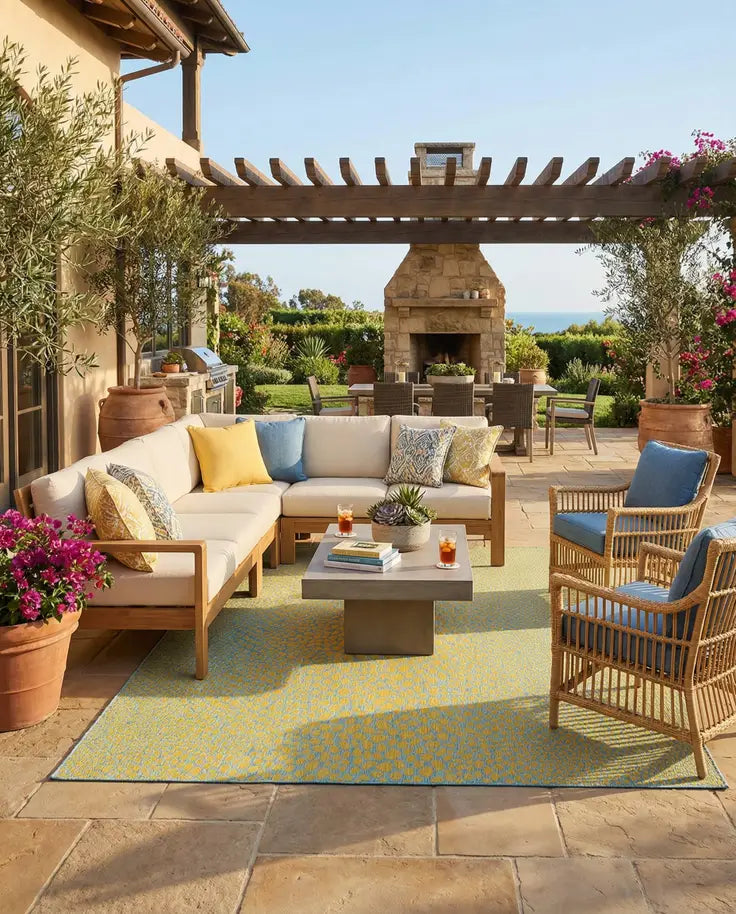 Washable Jill Zarin Cape Town Indoor / Outdoor Rug