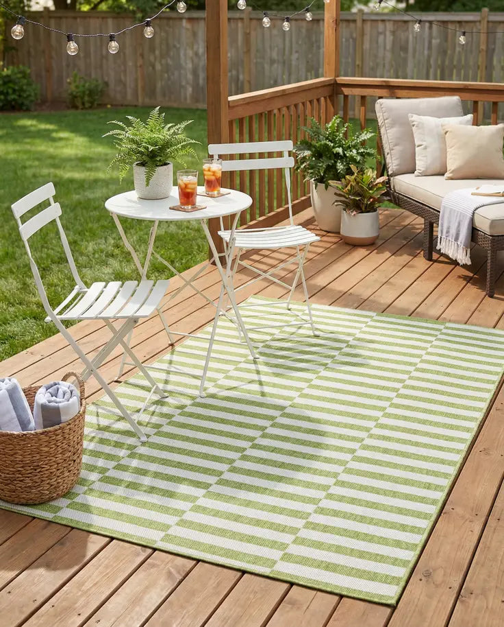 Washable Ribbon Indoor / Outdoor Rug