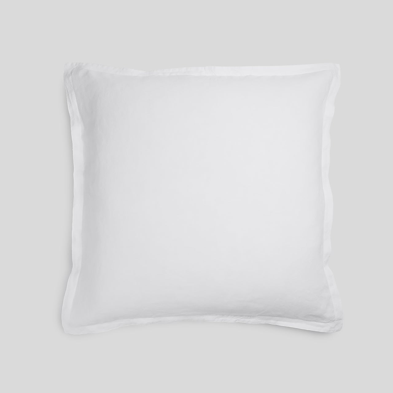Linen Euro Sham (White)