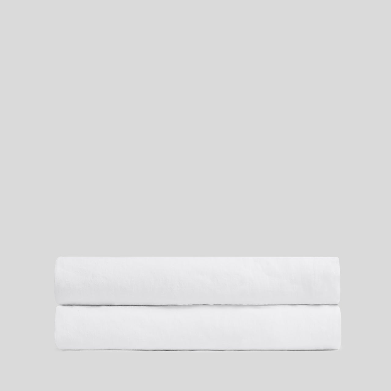 Linen Fitted Sheet (White)