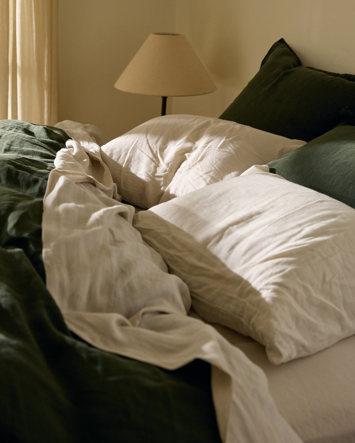 Linen Pillowcase Set (Bone)