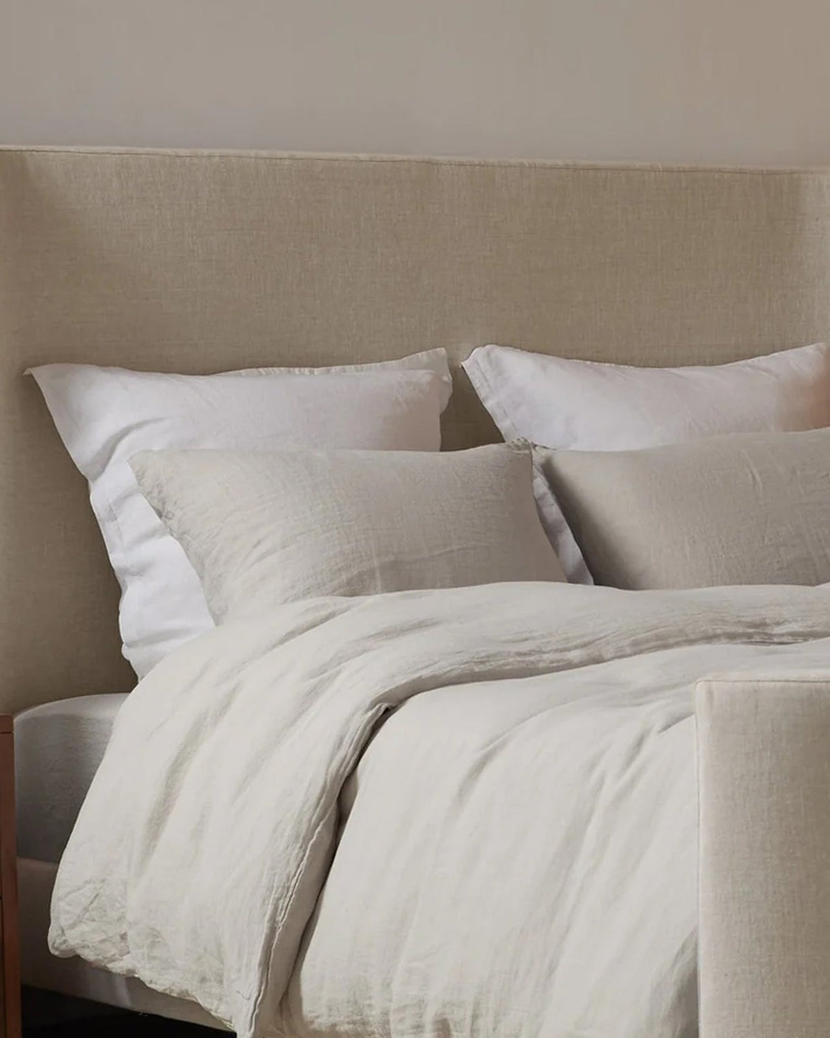 Linen Pillowcase Set (Bone)
