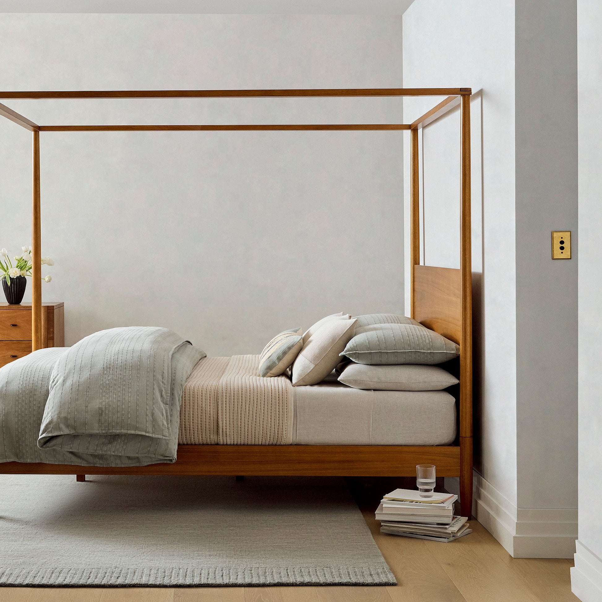 Mid-Century Canopy Bed
