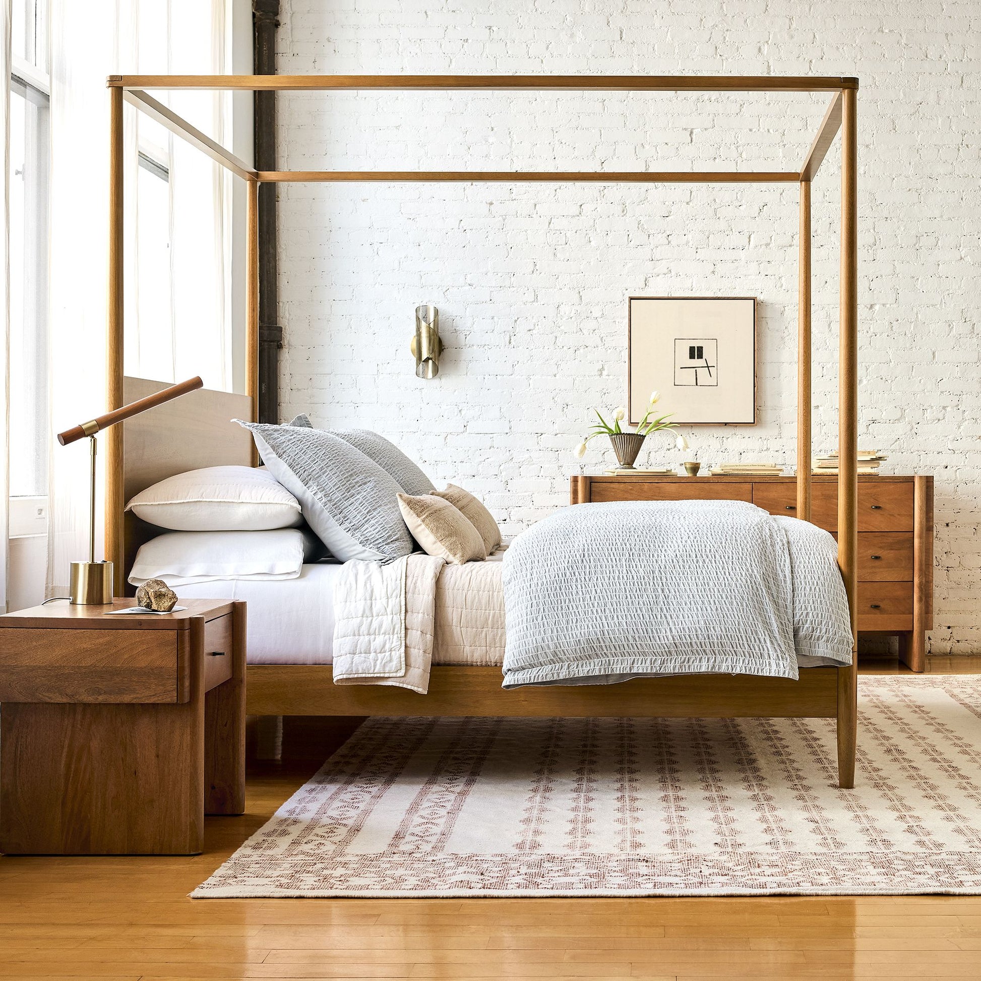 Mid-Century Canopy Bed