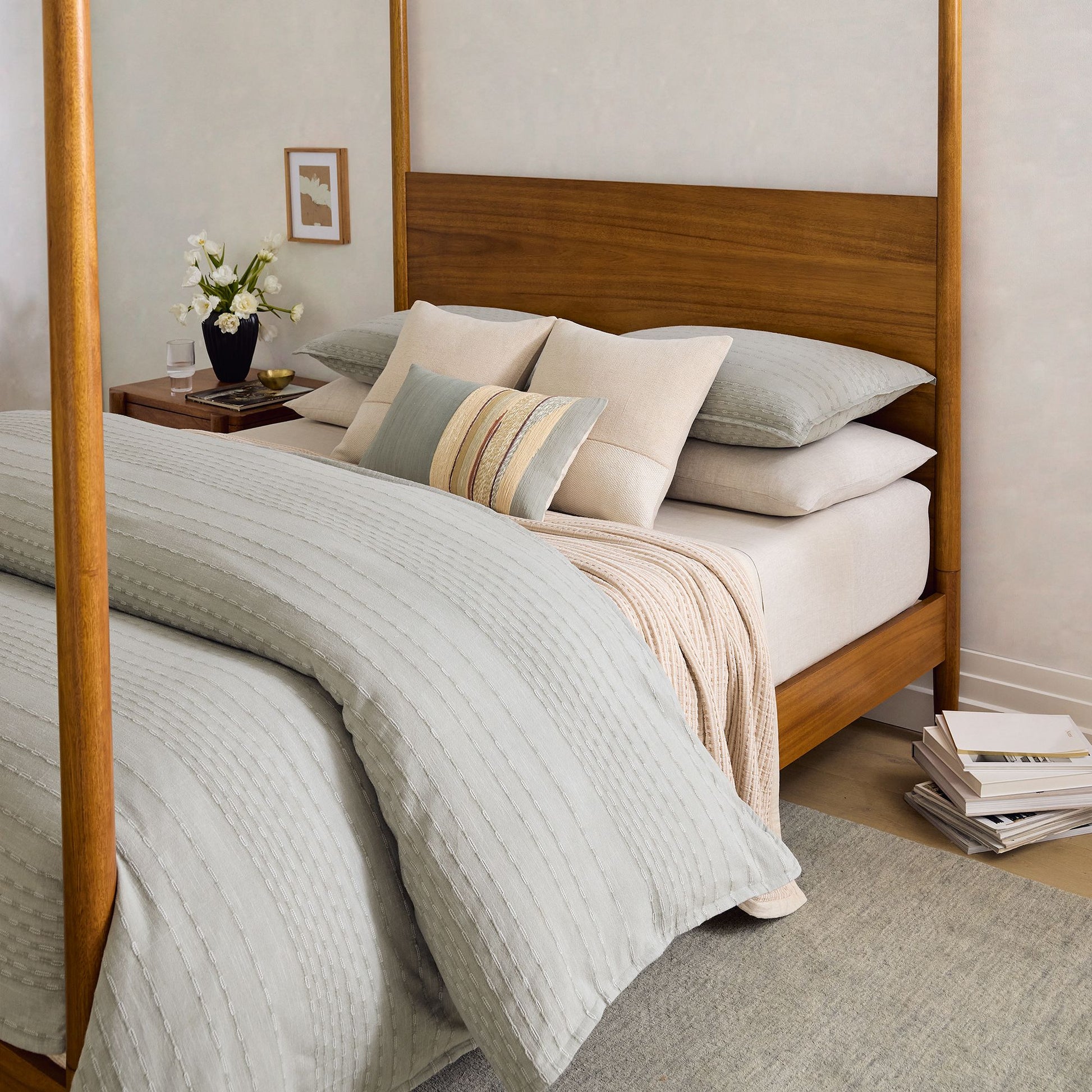 Mid-Century Canopy Bed