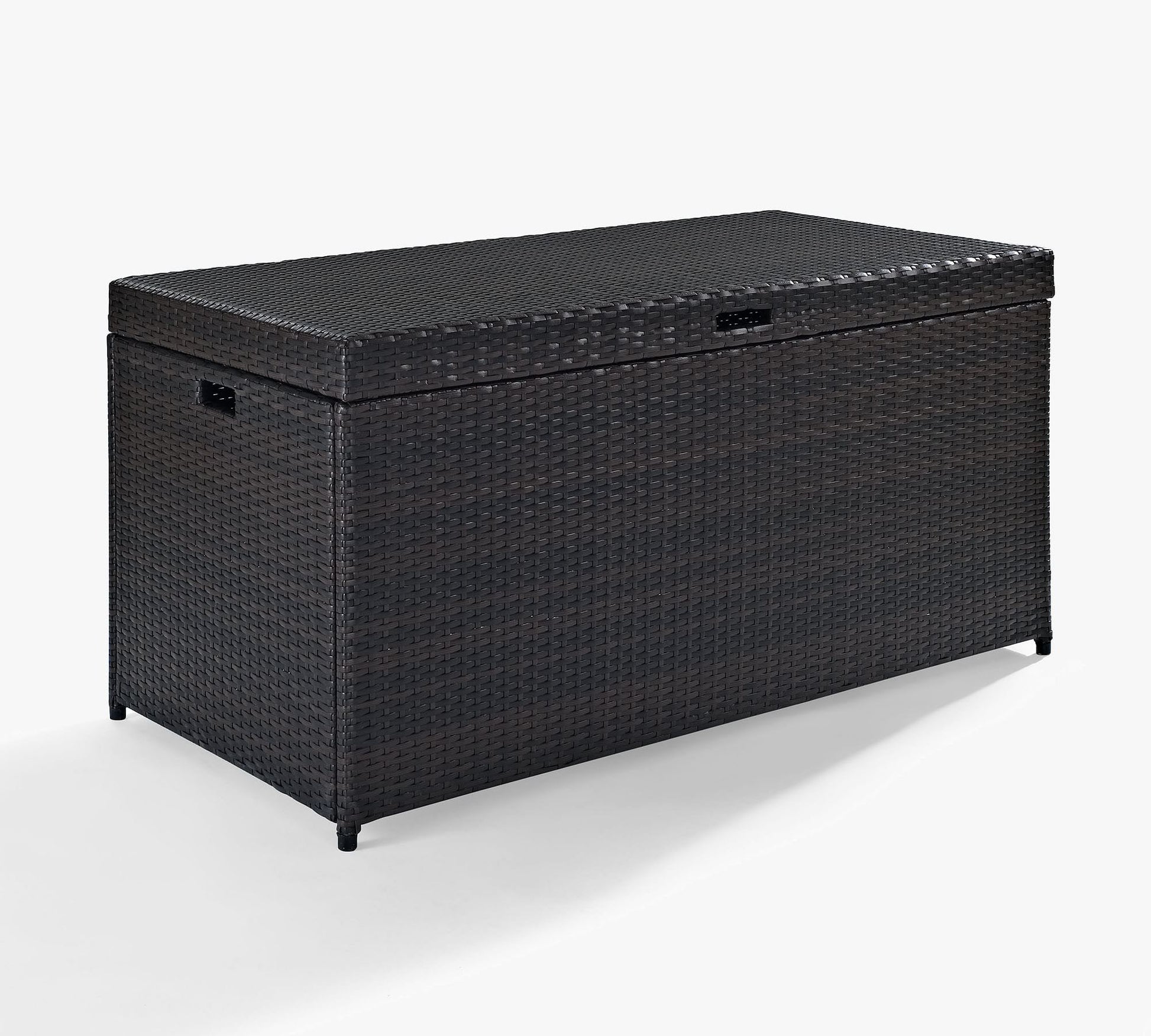 Benson Outdoor Wicker Pool Storage Bin
