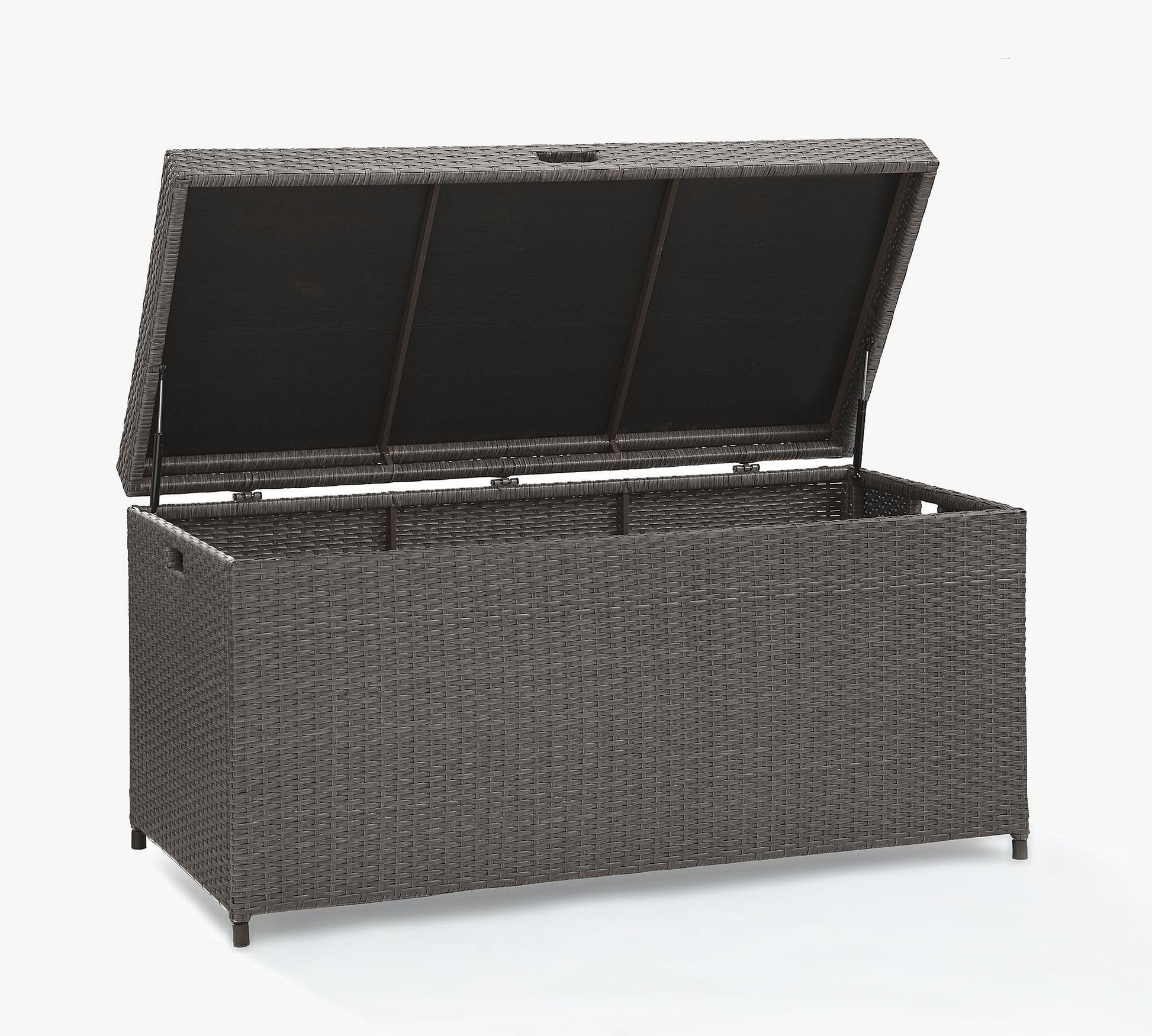 Benson Outdoor Wicker Pool Storage Bin