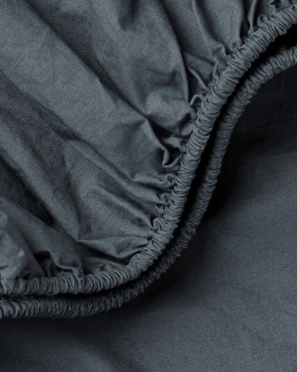 Percale Fitted Sheet (Dusk)
