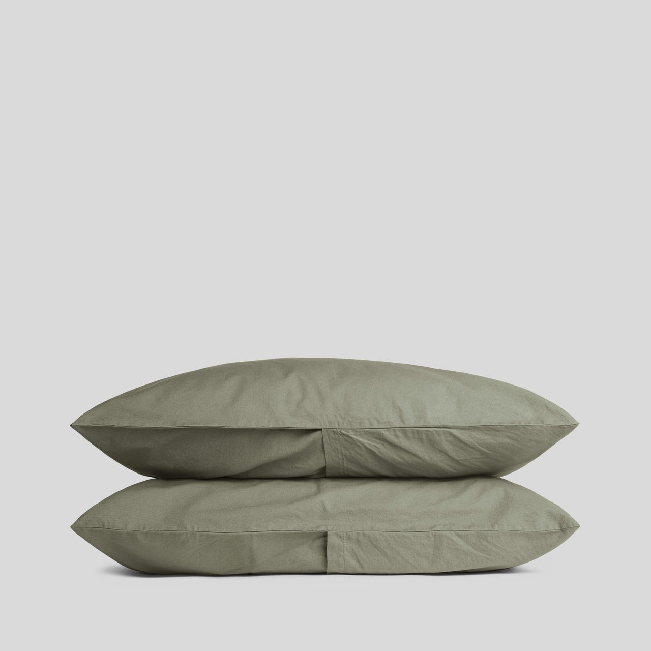 Percale Pillowcase Set (Moss)