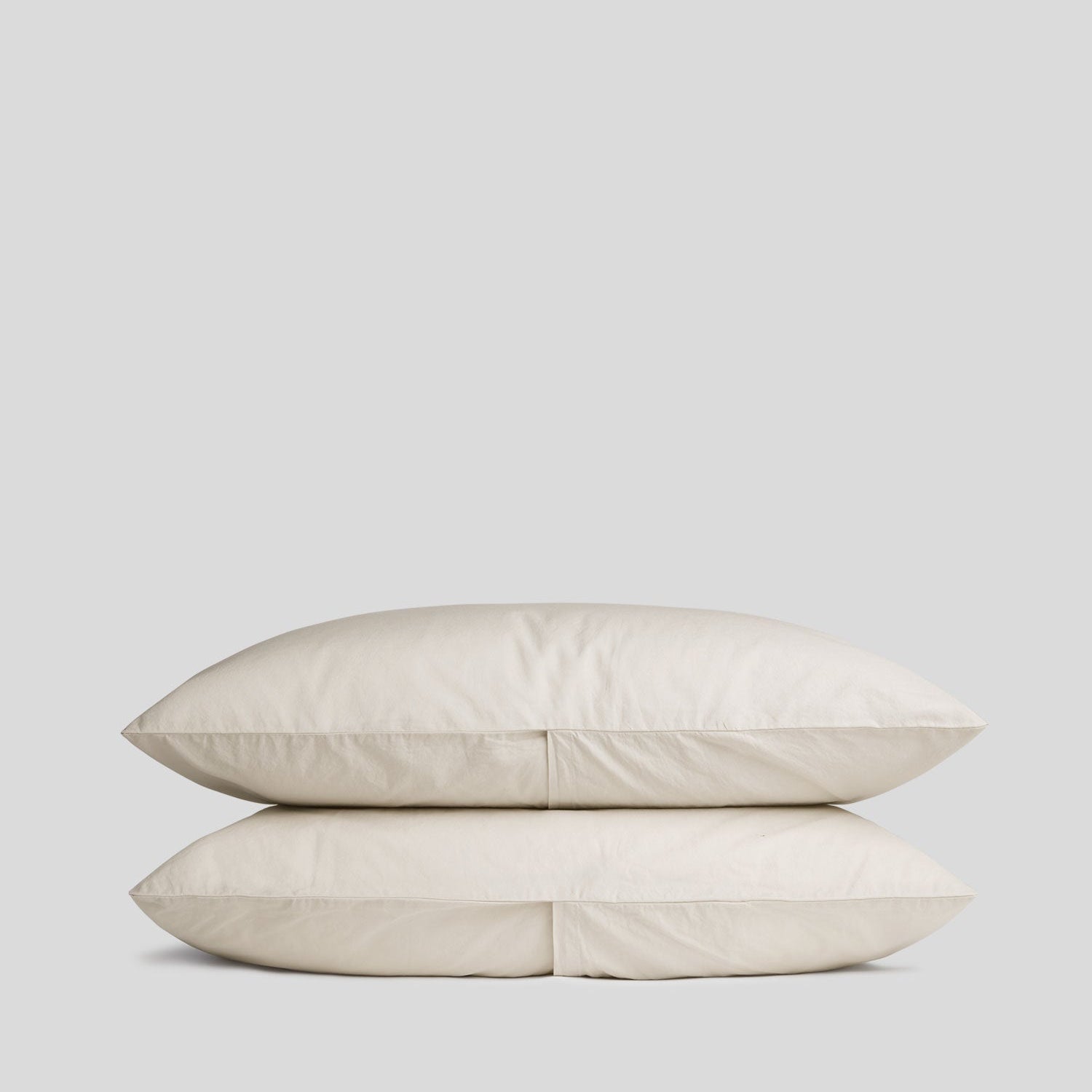 Percale Pillowcase Set (Bone)