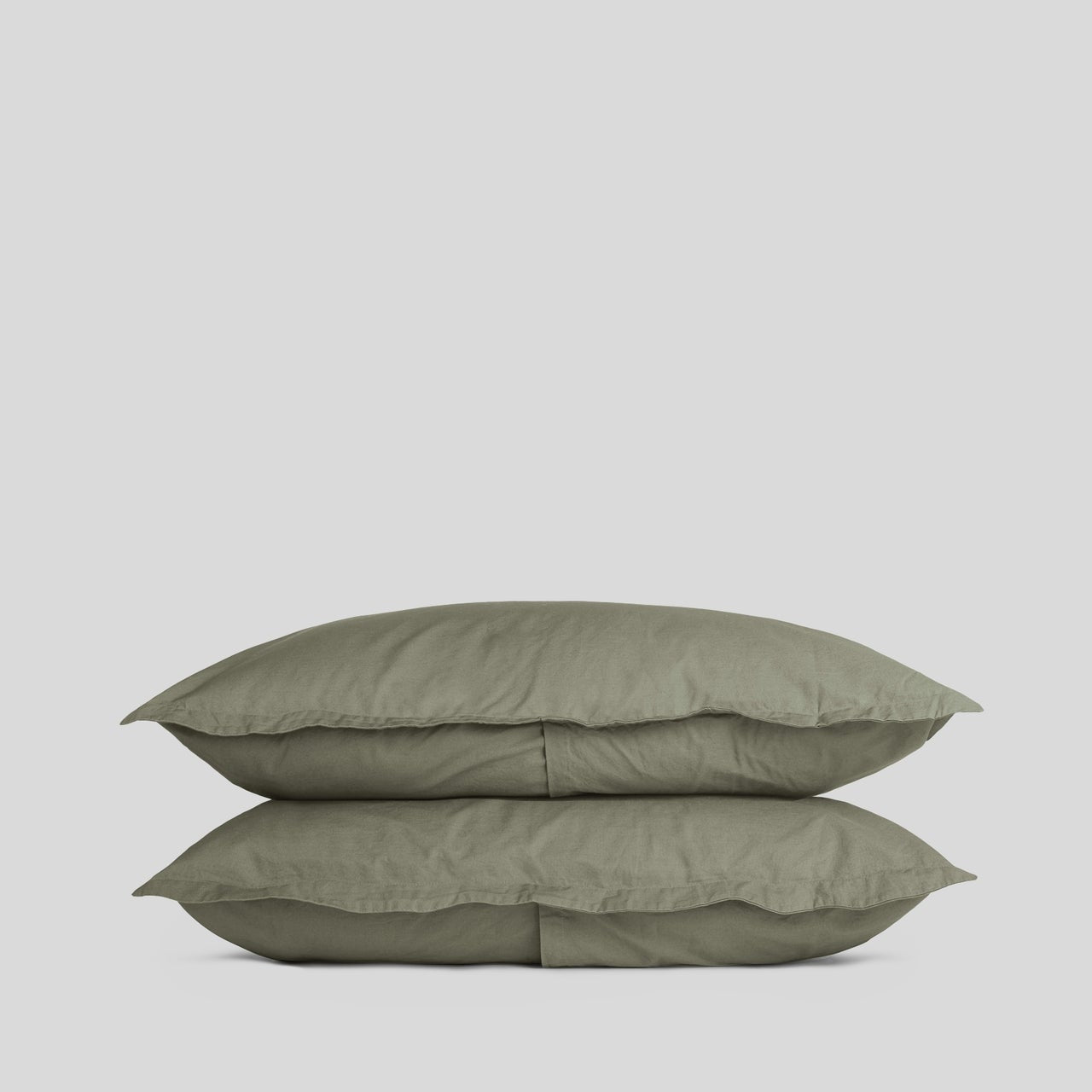 Percale Sham Set (Moss)