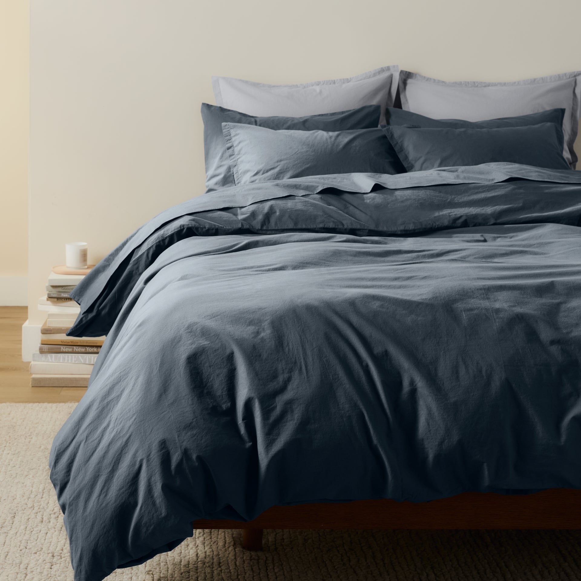 Percale Duvet Cover (Dusk)