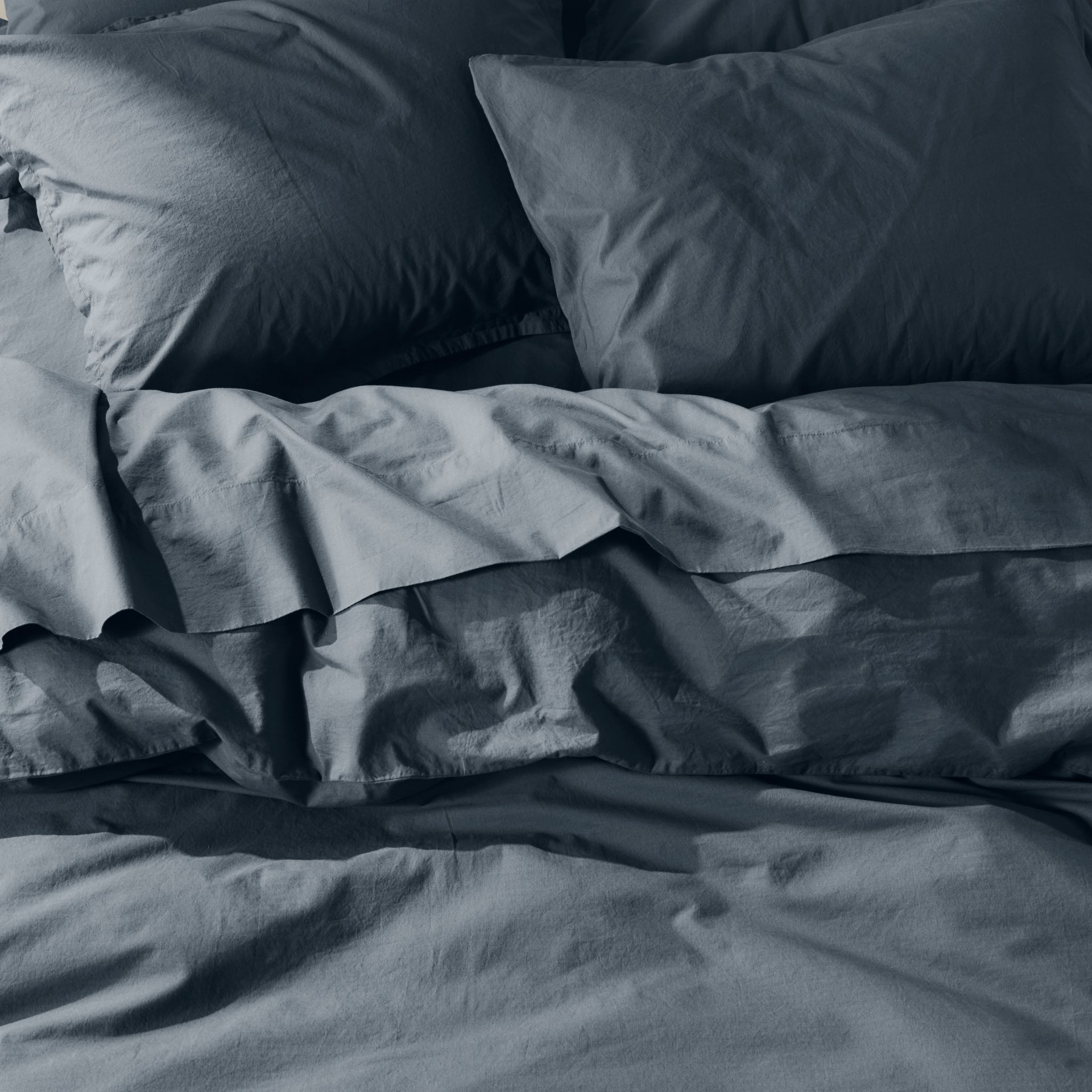 Percale Sham Set (Dusk)