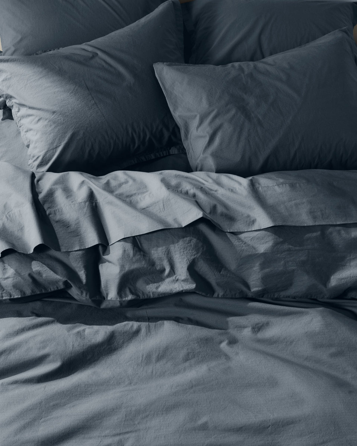 Percale Sham Set (Dusk)
