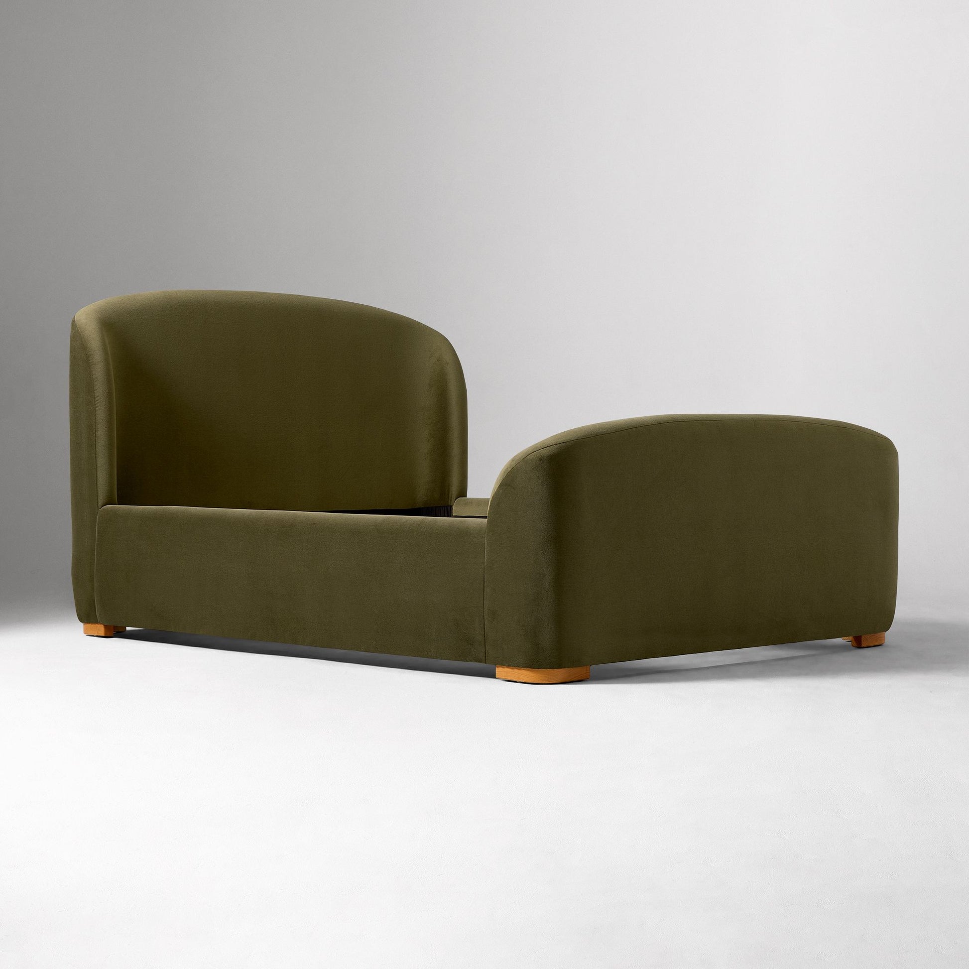 Pierce & Ward Upholstered Sleigh Bed