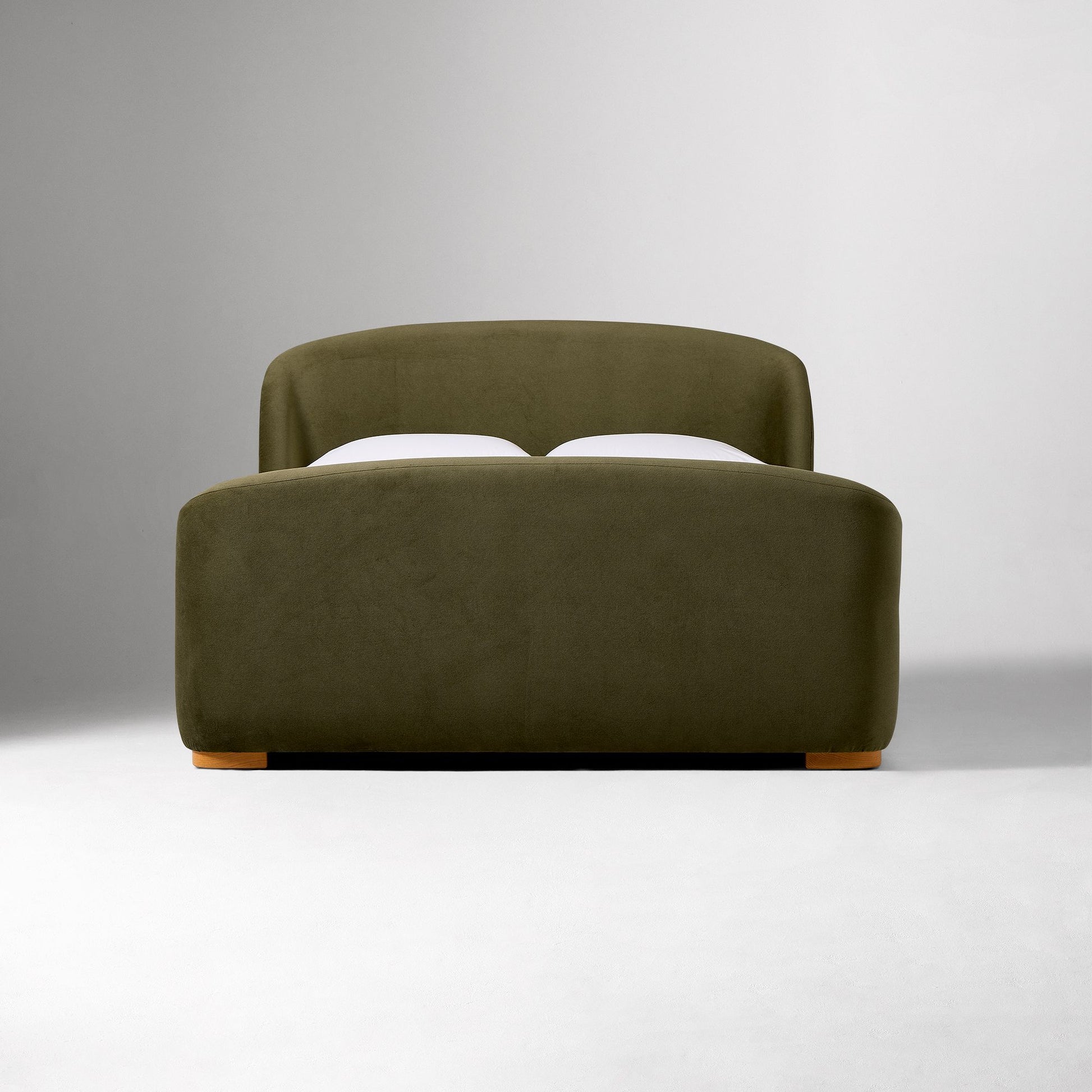 Pierce & Ward Upholstered Sleigh Bed