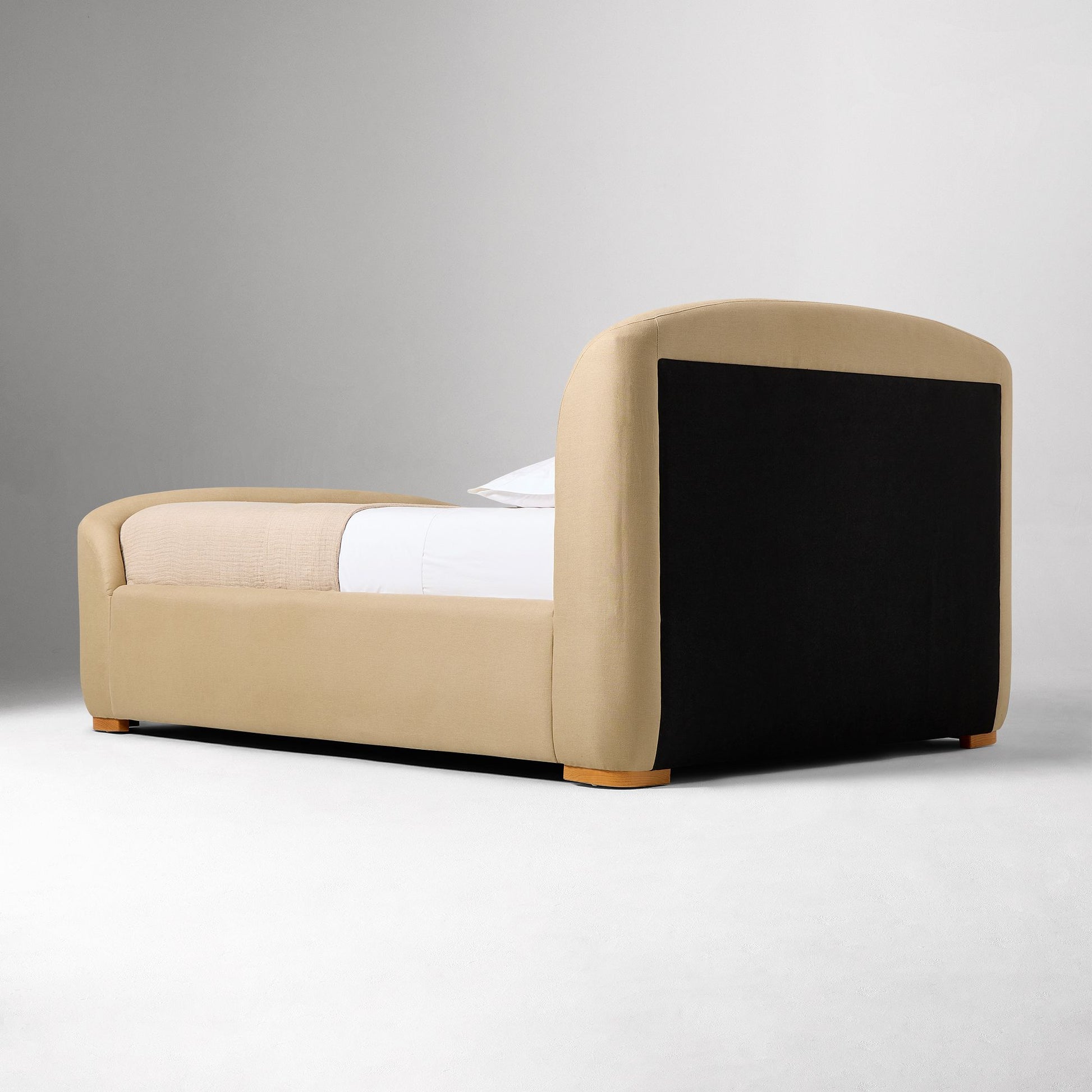 Pierce & Ward Upholstered Sleigh Bed