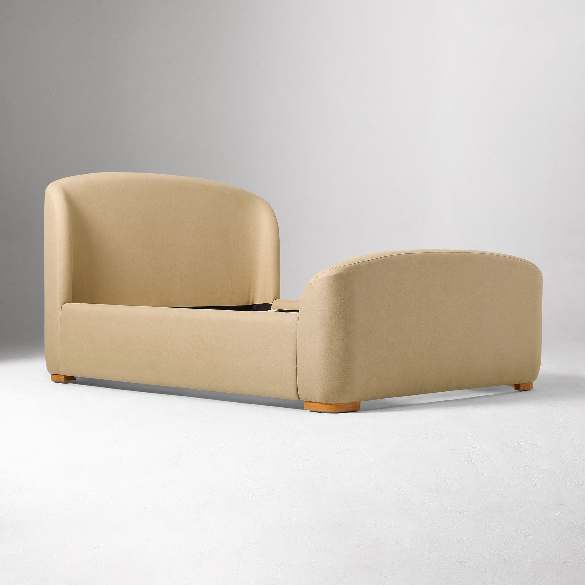 Pierce & Ward Upholstered Sleigh Bed