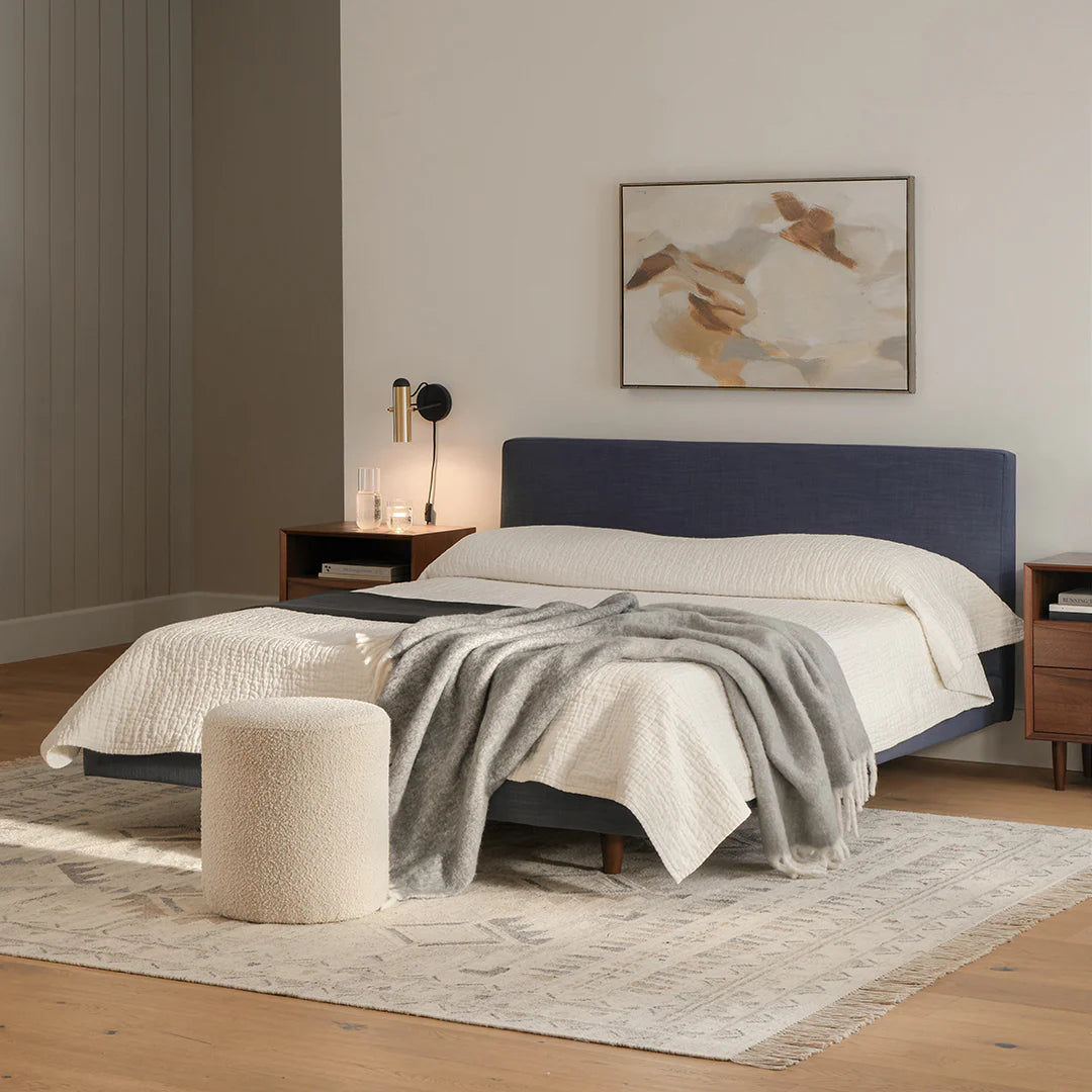 Tessu Low Profile Upholstered Bed