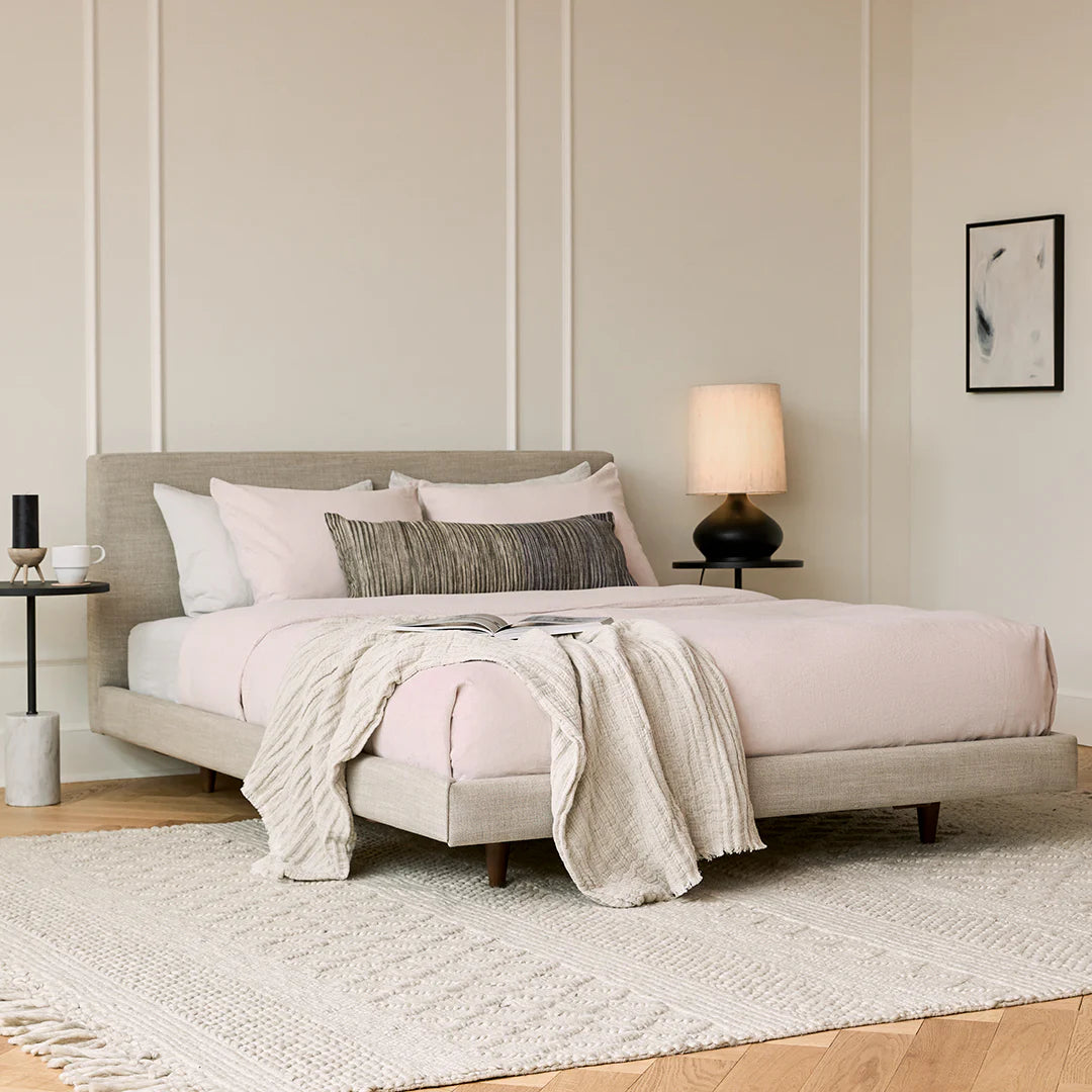 Tessu Low Profile Upholstered Bed