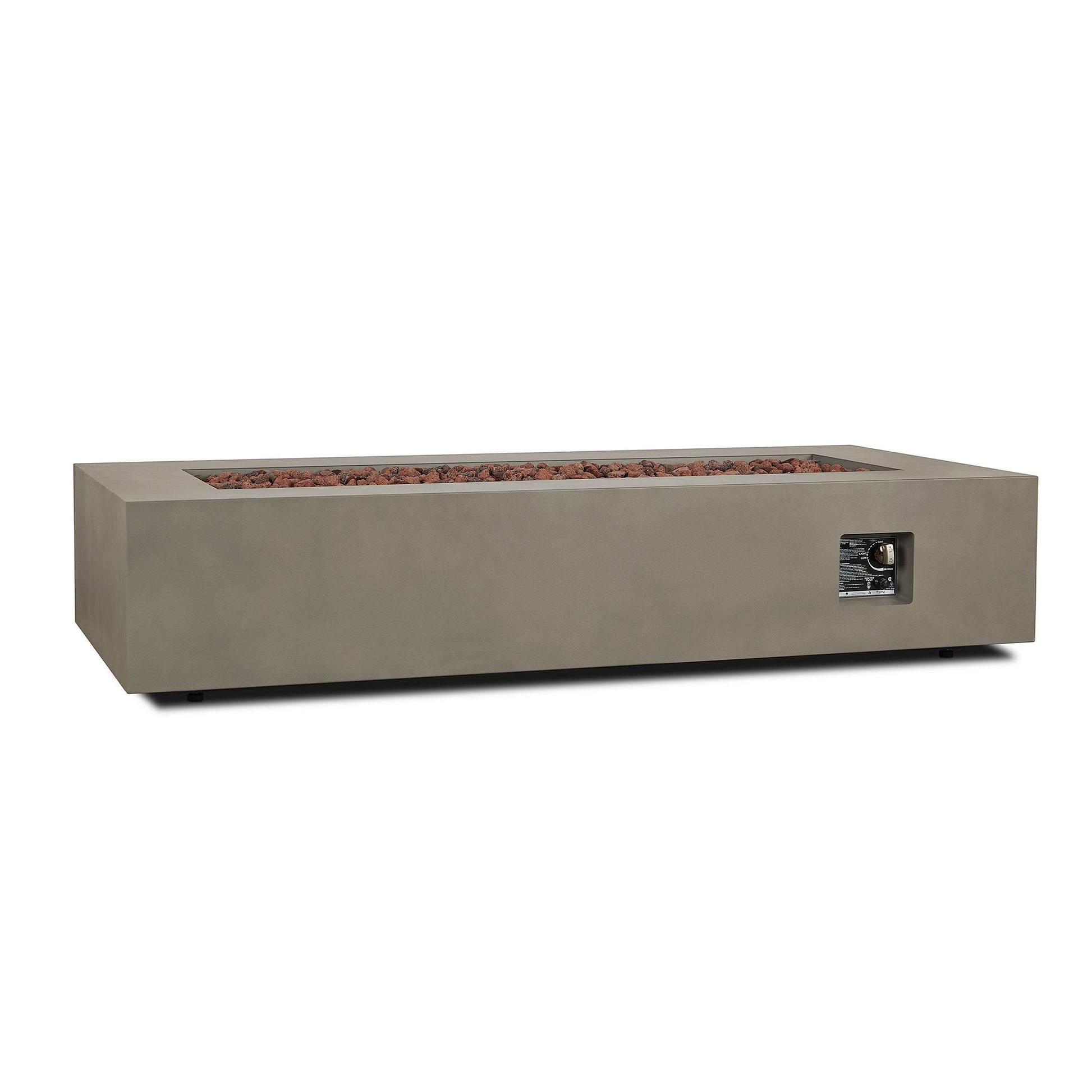Rutland Rectangle Fire Pit Table (42"–70")