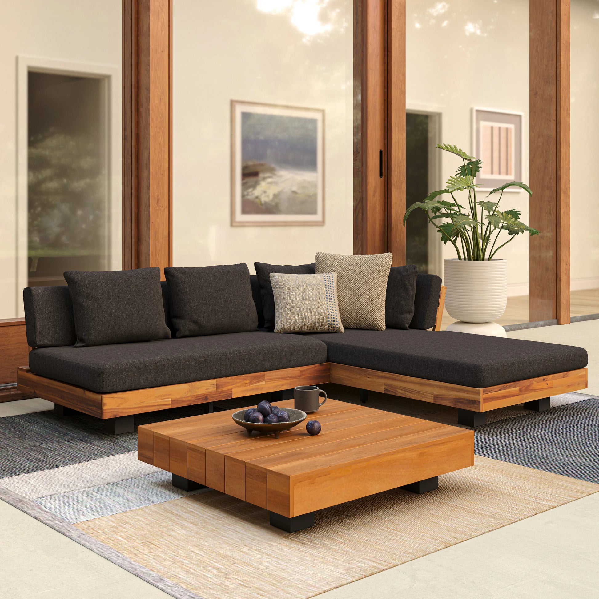 Lubek Outdoor Sectional Set