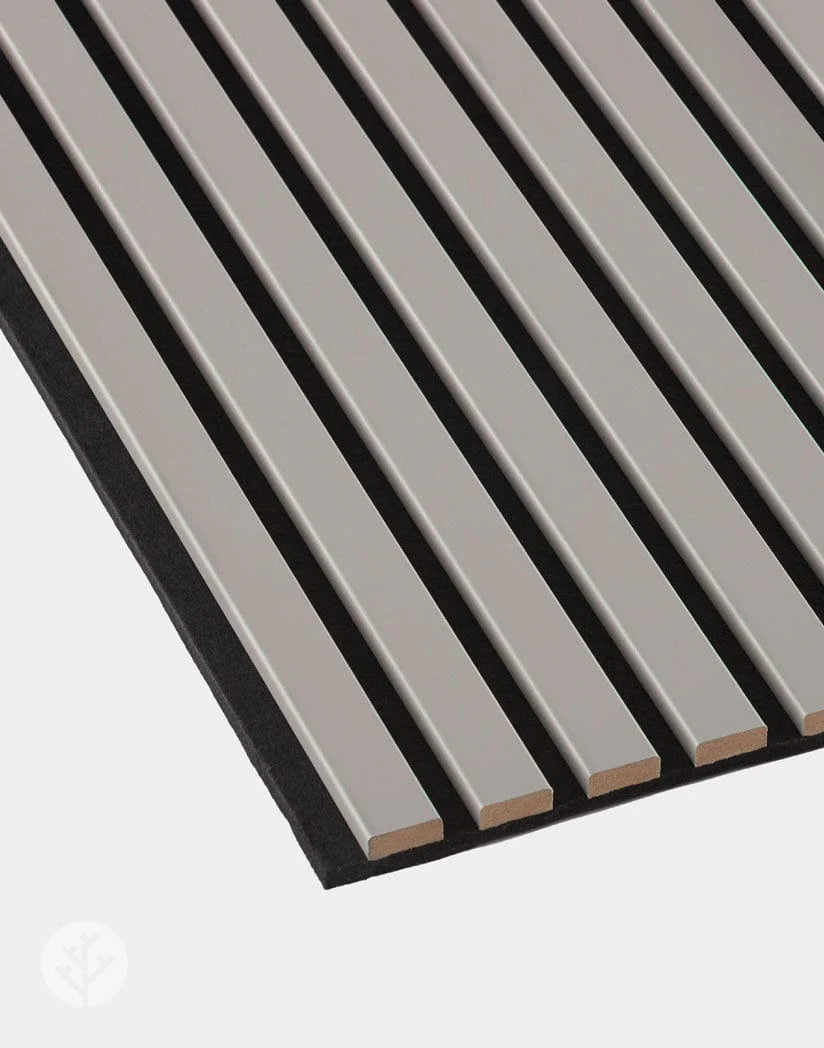 Black Color Matte Acoustic Slat Wall Panels