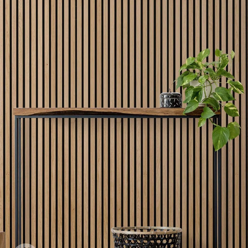 Luxury American Oak Acoustic Slat Wood Wall Panels