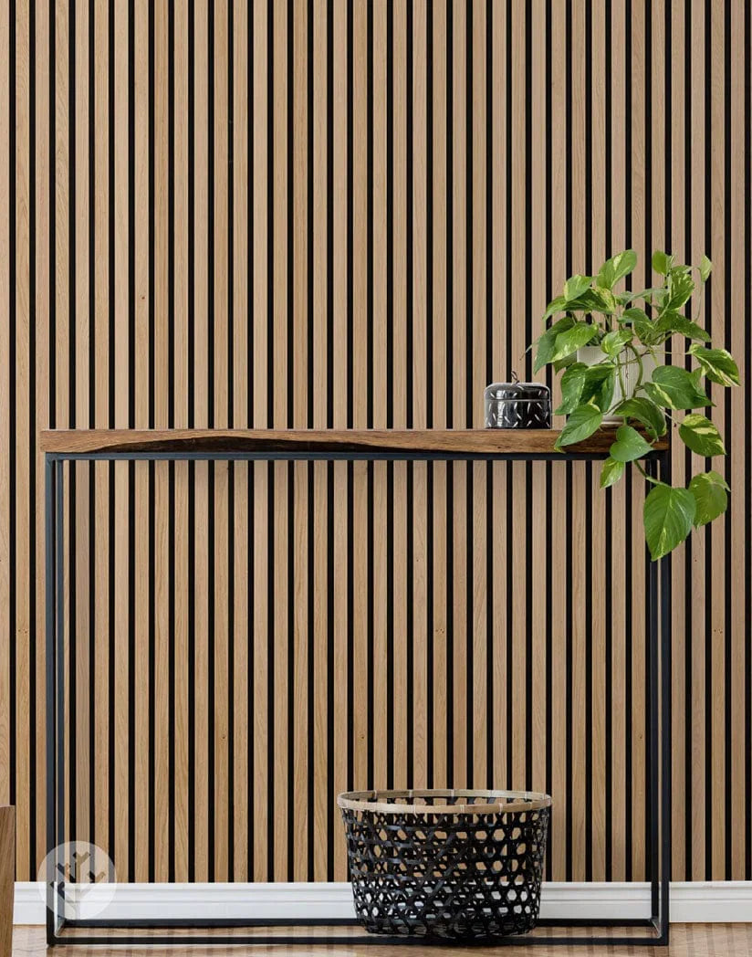Luxury American Oak Acoustic Slat Wood Wall Panels