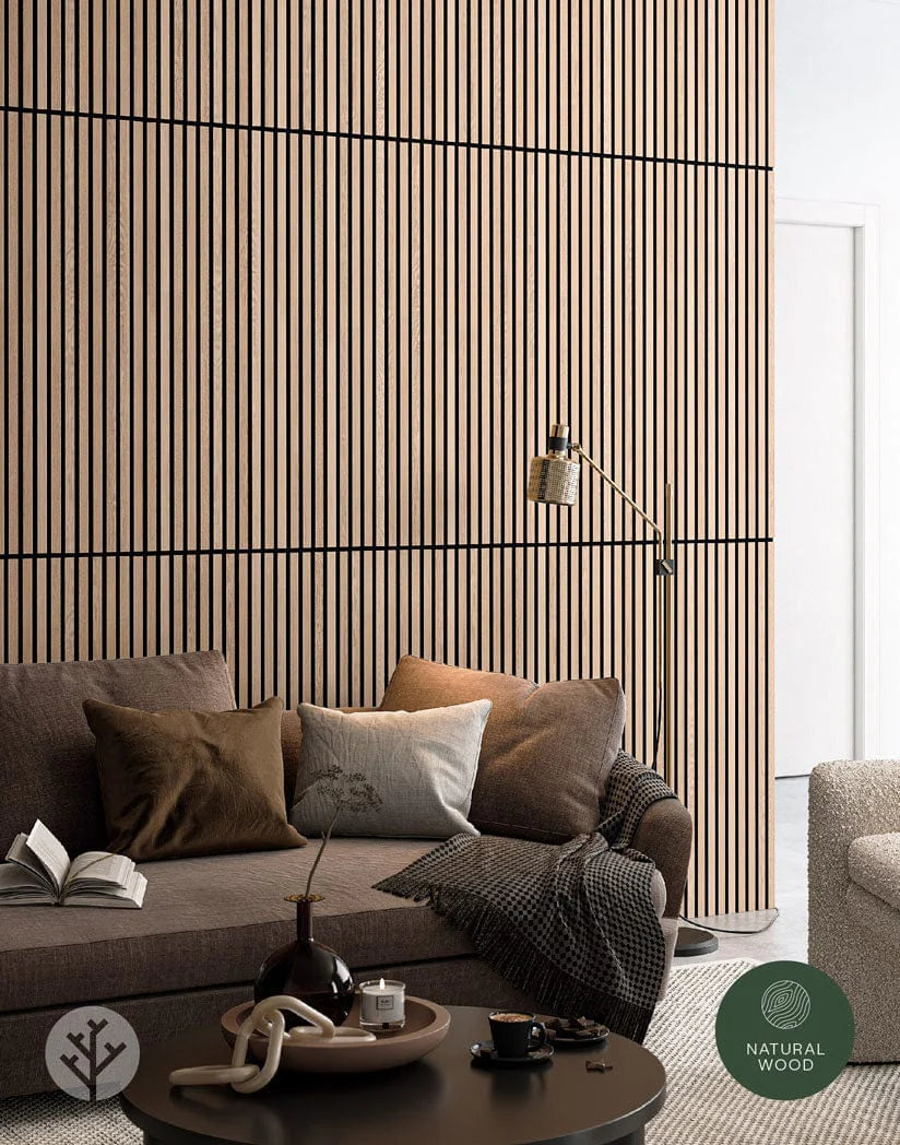 Luxury American Oak Acoustic Slat Wood Wall Panels