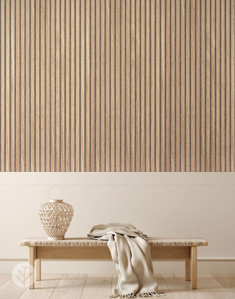 Luxury American Oak Acoustic Slat Wood Wall Panels