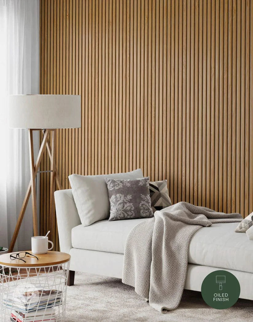 Luxury American Oak Acoustic Slat Wood Wall Panels
