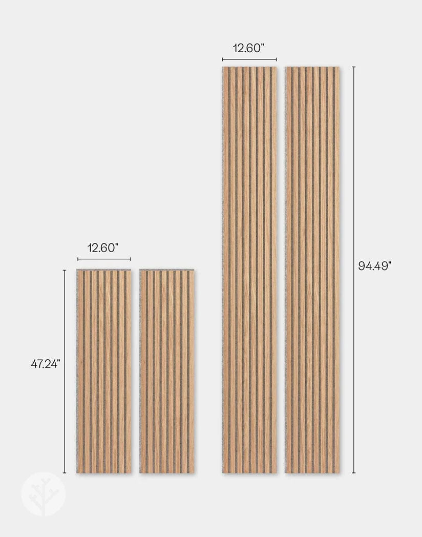 Luxury American Oak Acoustic Slat Wood Wall Panels