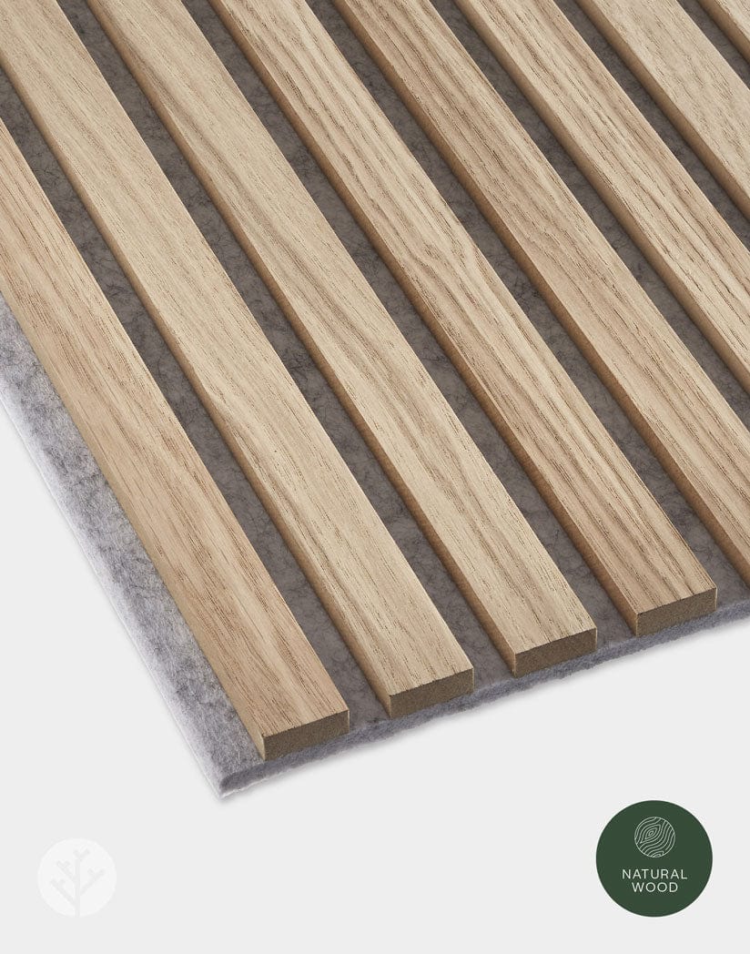 Luxury American Oak Acoustic Slat Wood Wall Panels