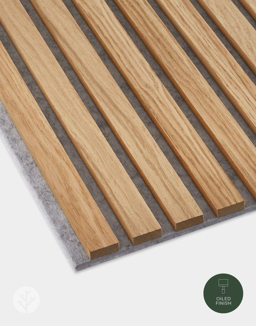 Luxury American Oak Acoustic Slat Wood Wall Panels